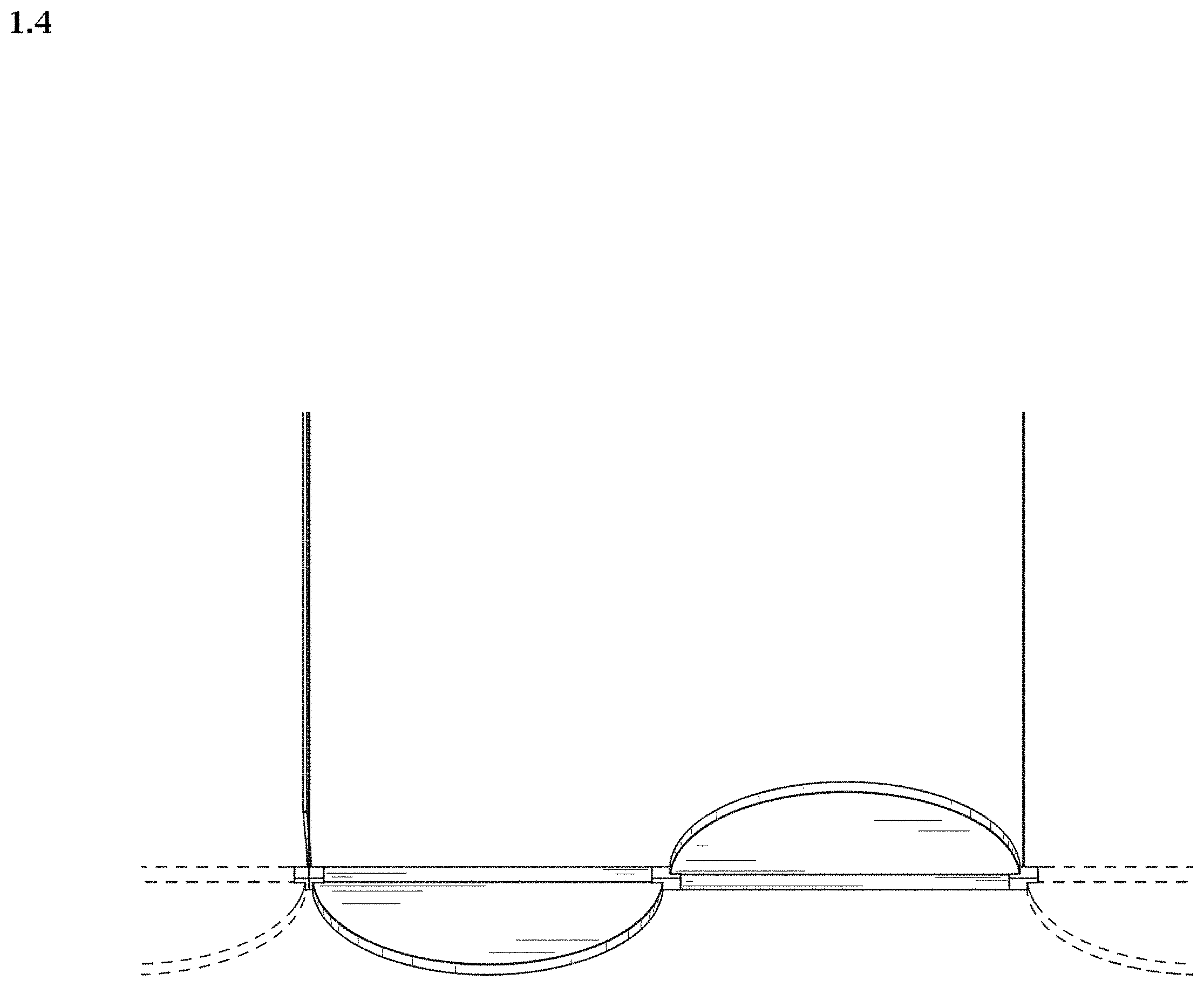 Patent USD1002068 Figure 4 – Portion of a suspension lamp