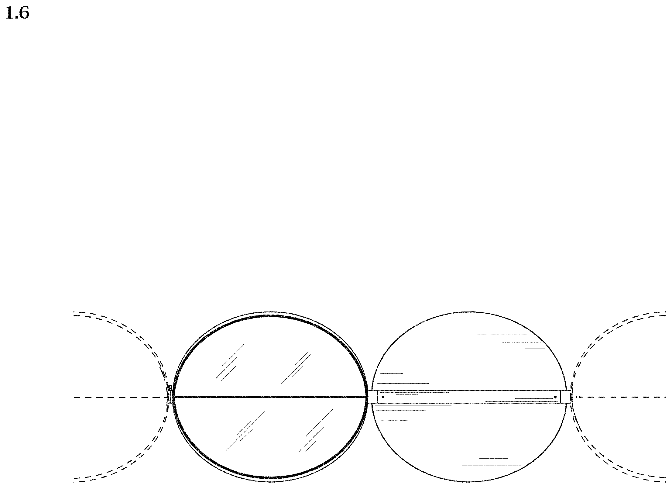 Patent USD1002068 Figure 6 – Portion of a suspension lamp