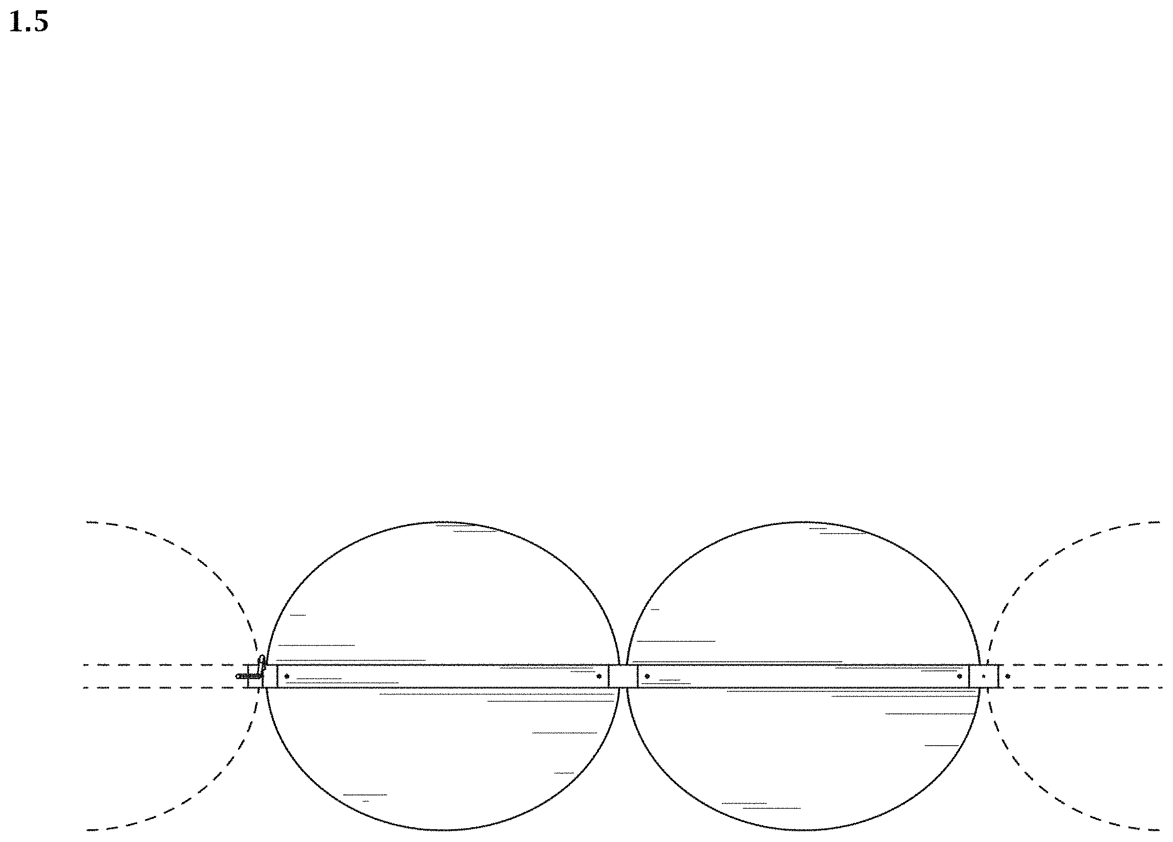 Patent USD1002069 Figure 5 – Portion of a suspension lamp