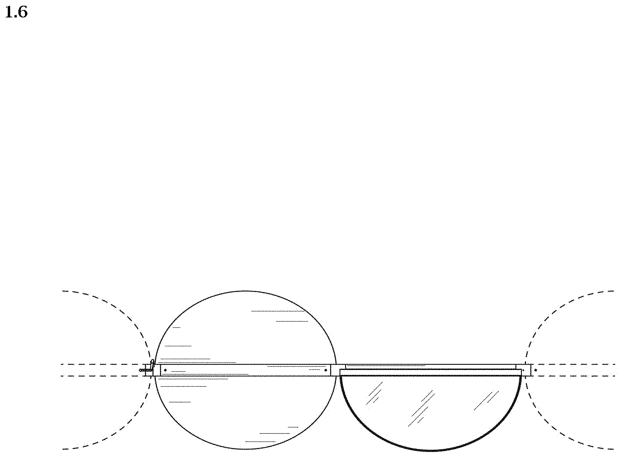 Patent USD1002070 Figure 6 – Portion of a suspension lamp