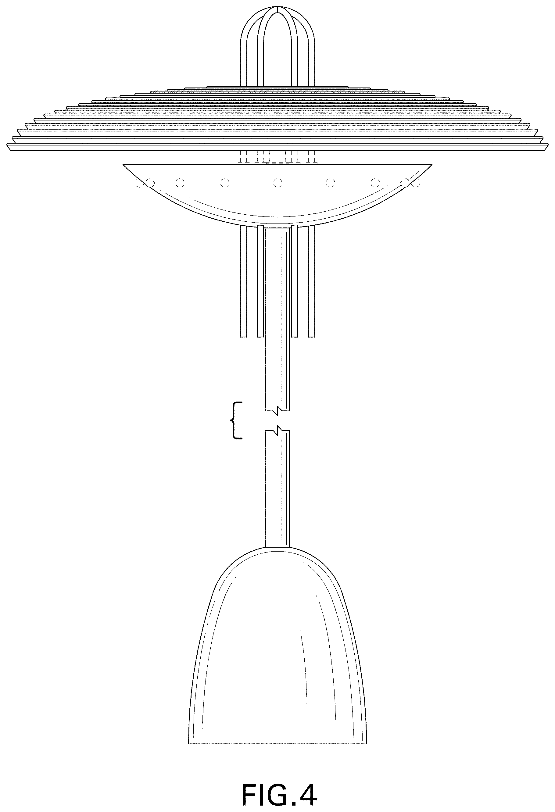 Patent USD1002071 Figure 4 – Table lamp