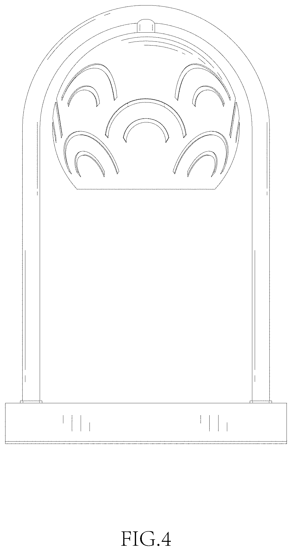 Patent USD1002072 Figure 4 – Wax melting lamp