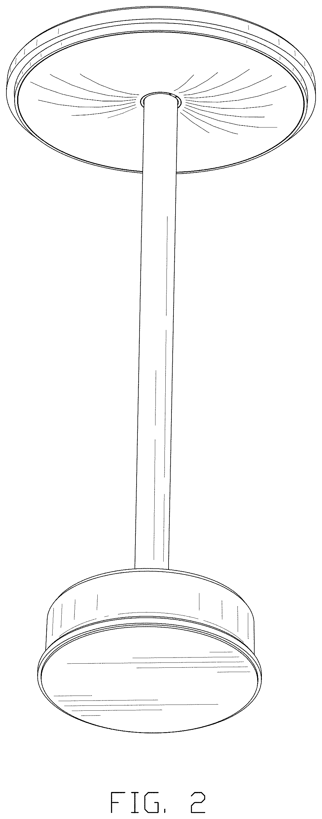Patent USD1002073 Figure 2 – LED lamp