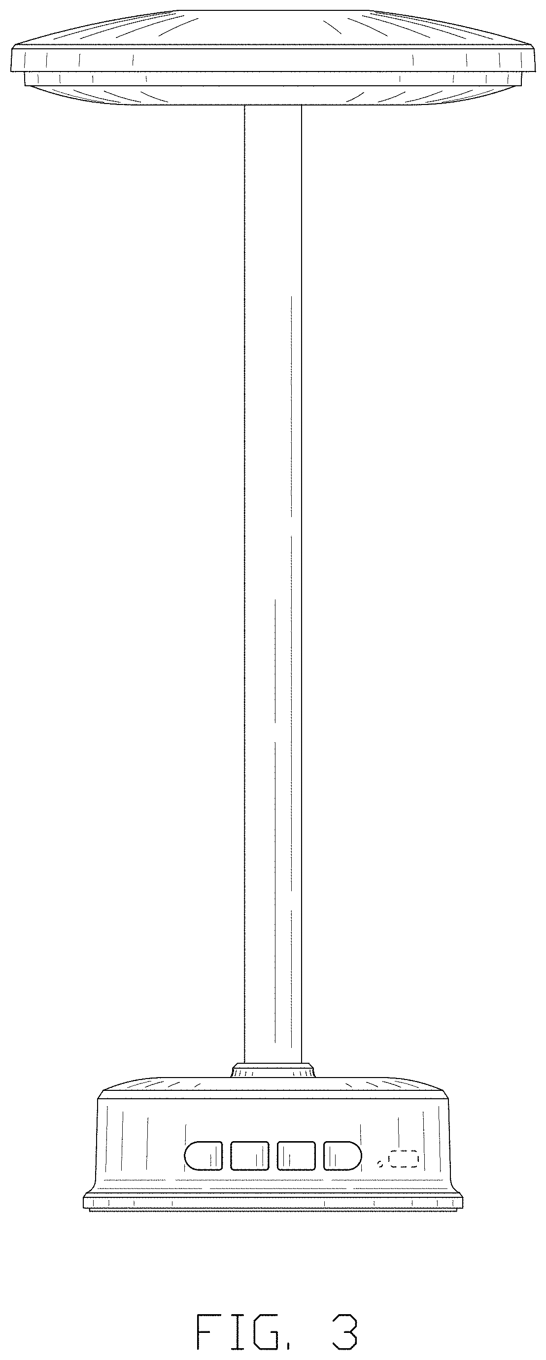 Patent USD1002073 Figure 3 – LED lamp