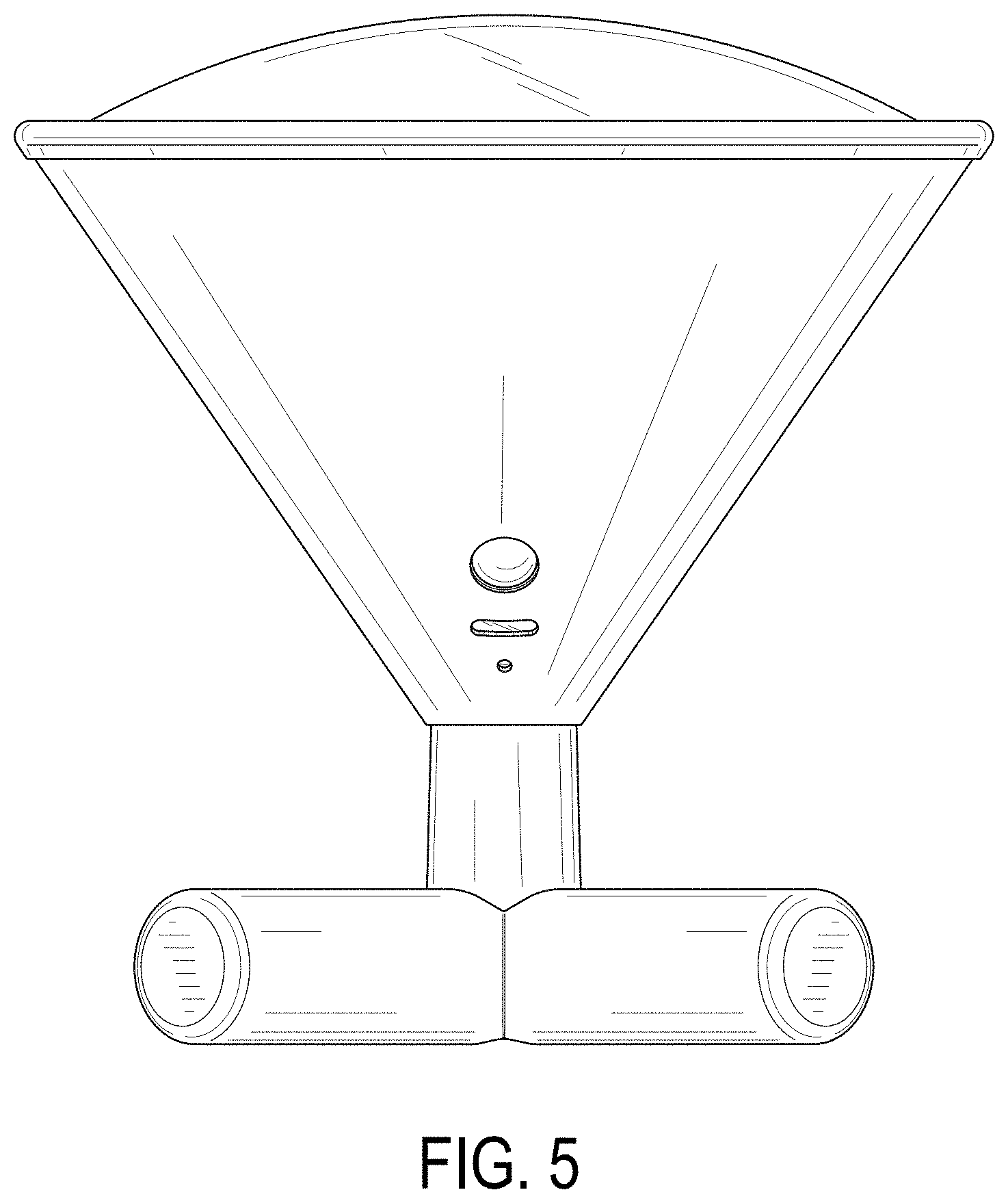 Patent USD1002075 Figure 5 – Lamp