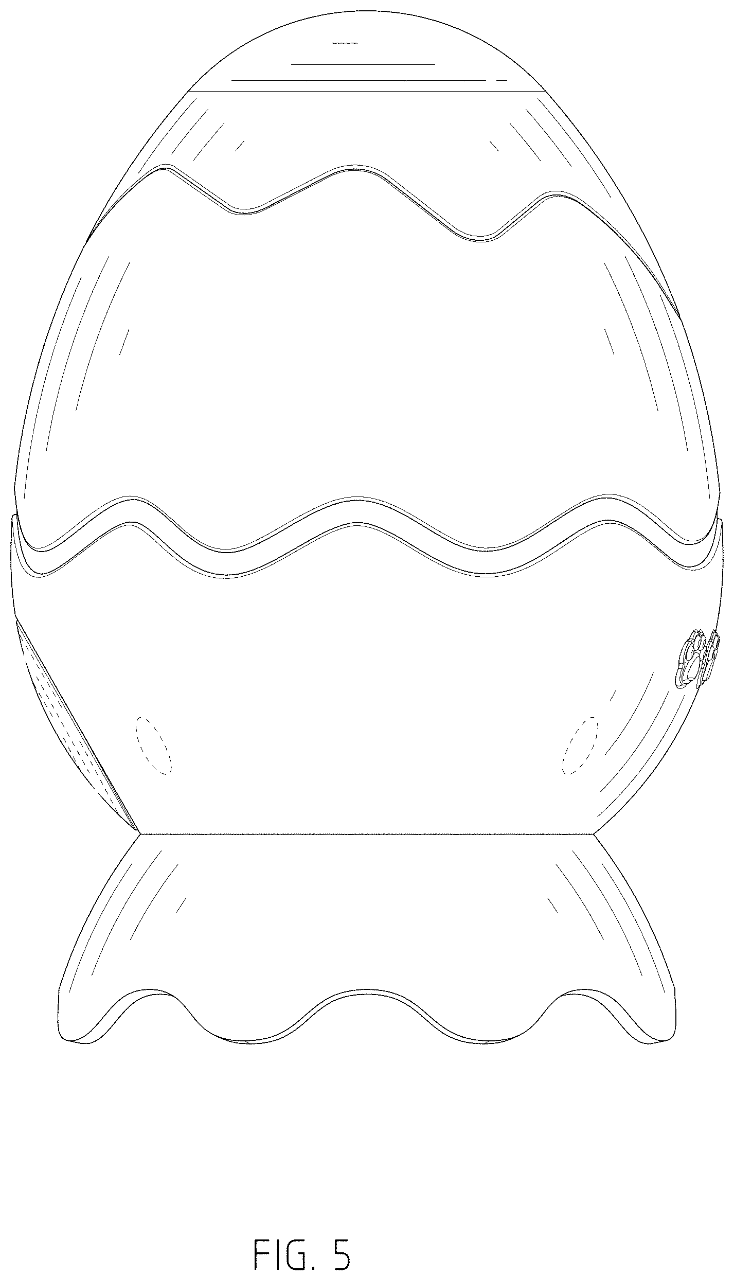 Patent USD1002077 Figure 5 – Projection lamp