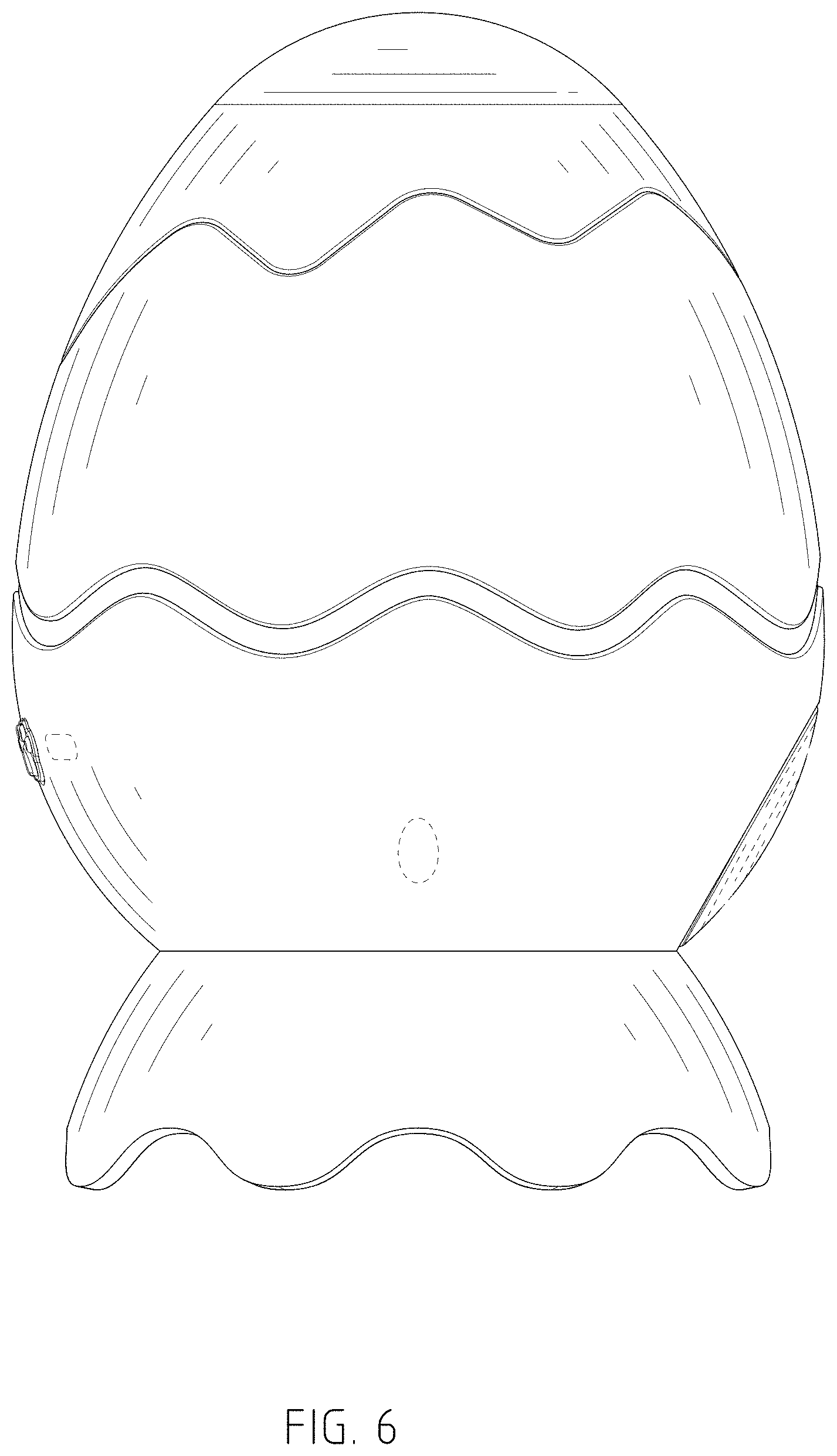Patent USD1002077 Figure 6 – Projection lamp