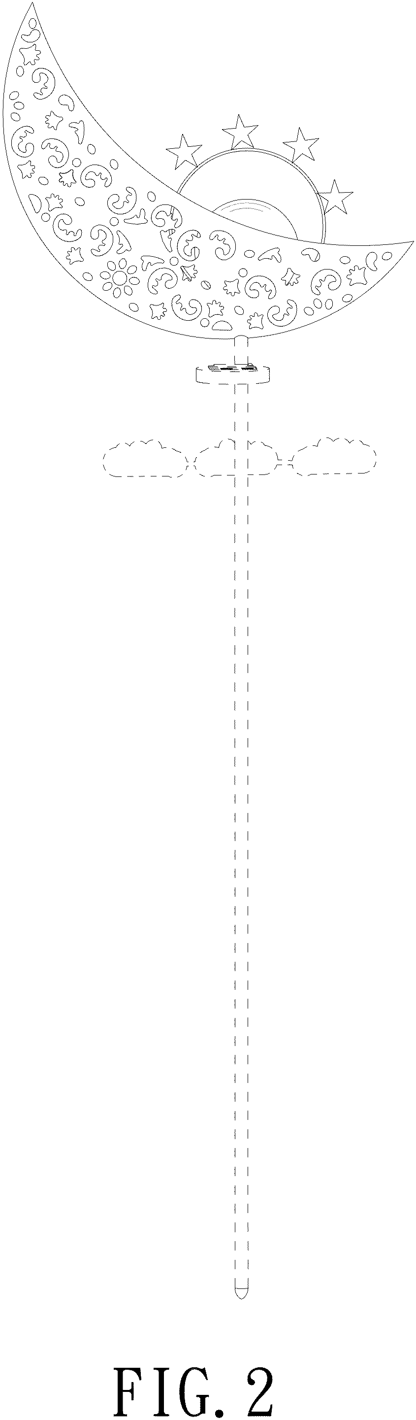 Patent USD1002085 Figure 2 – Solar lamp
