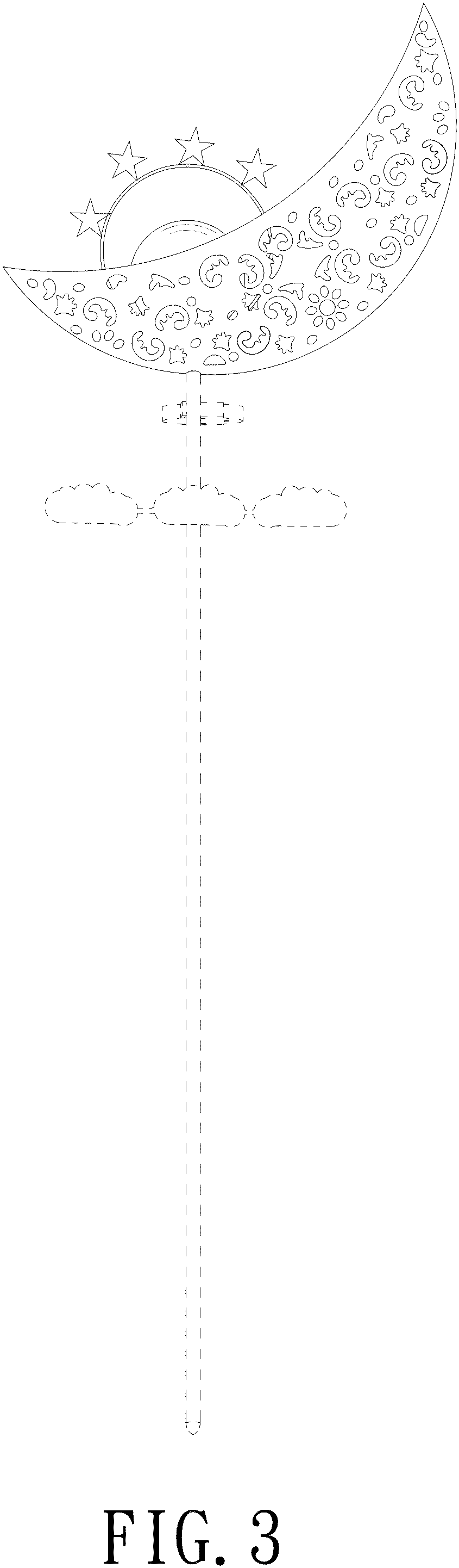 Patent USD1002085 Figure 3 – Solar lamp