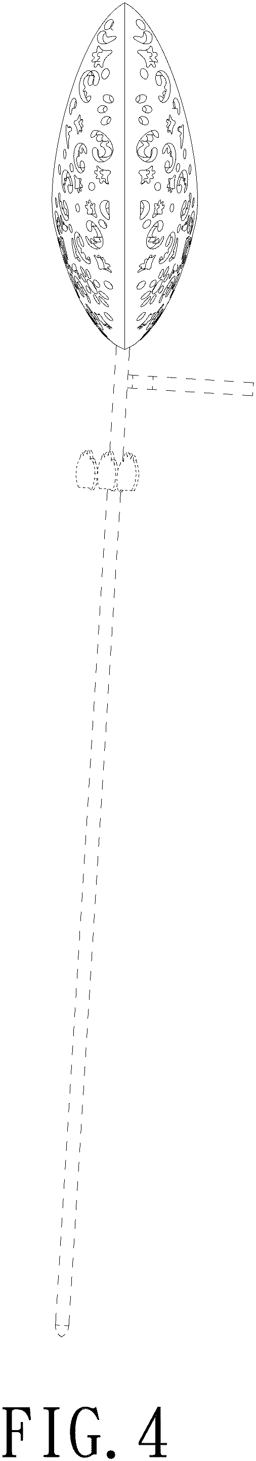 Patent USD1002085 Figure 4 – Solar lamp