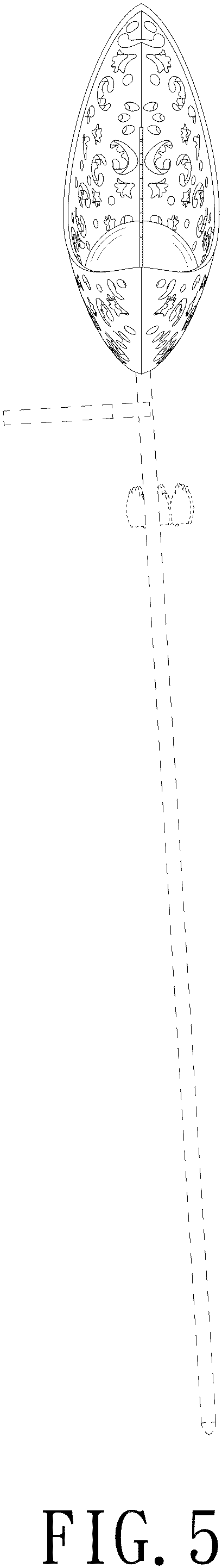 Patent USD1002085 Figure 5 – Solar lamp