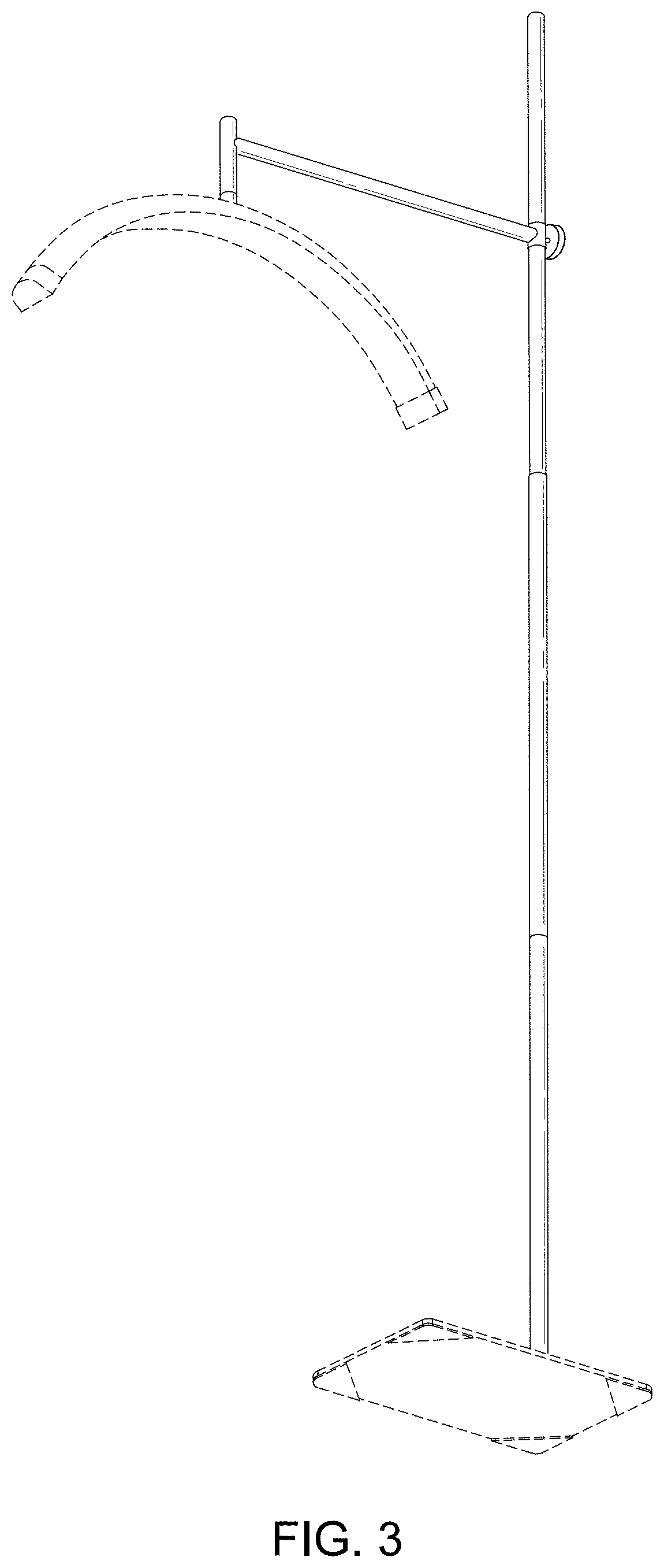 Patent USD1002087 Figure 3 – Arm