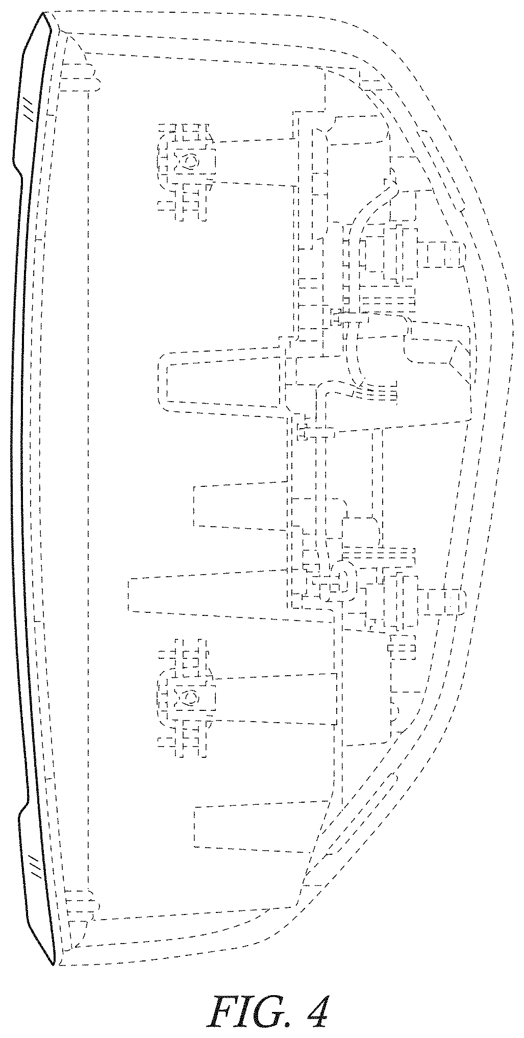 Patent USD1002089 Figure 4 – Vehicle taillamp