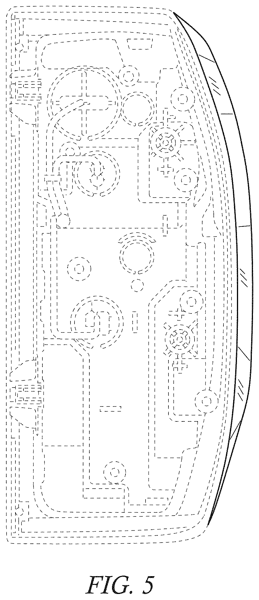Patent USD1002089 Figure 5 – Vehicle taillamp
