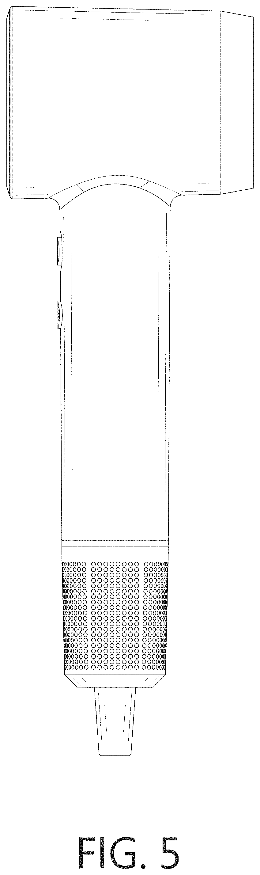 Patent USD1002102 Figure 5 – Hair dryer