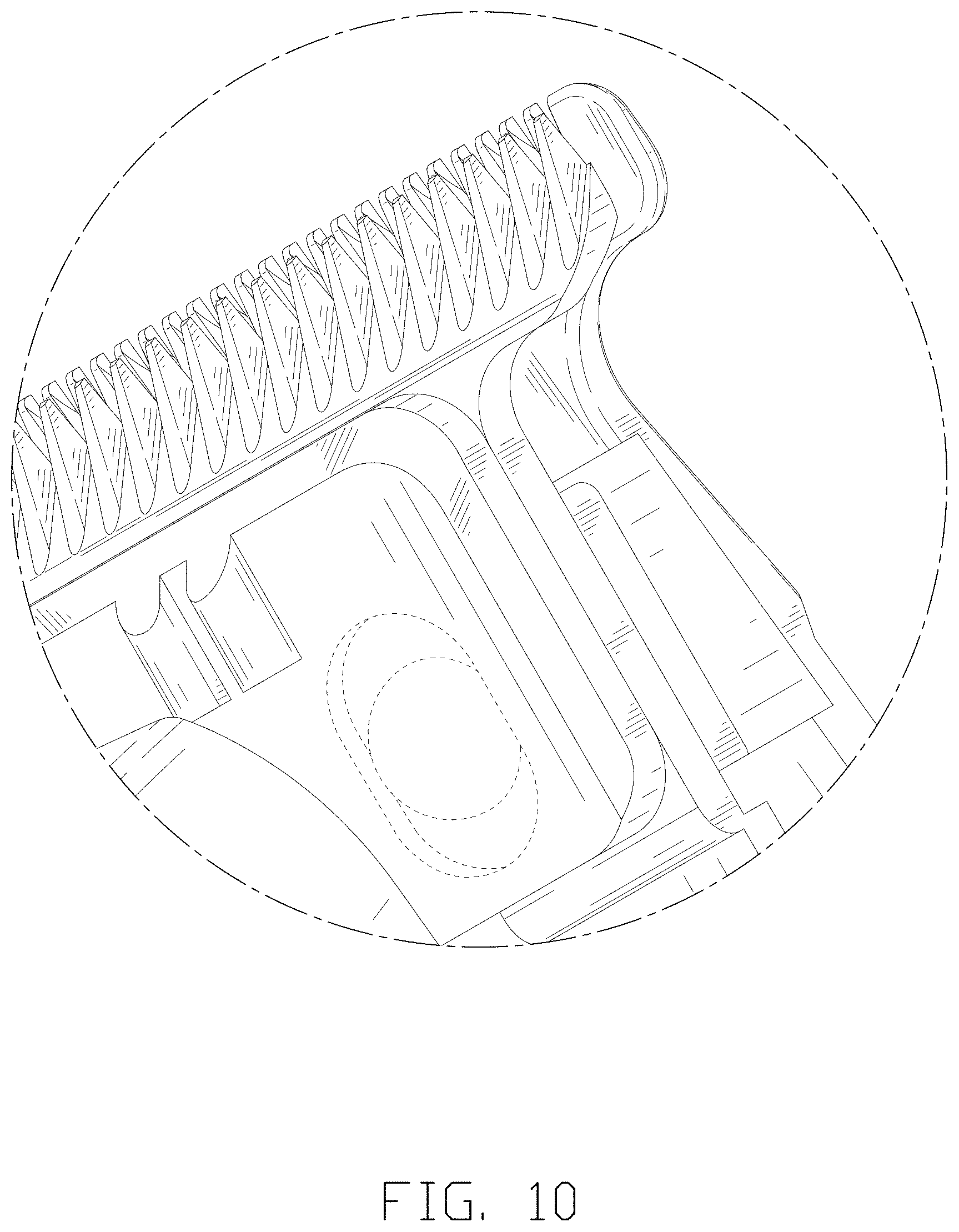 Patent USD1002106 Figure 10 – Combined hair trimmer with base