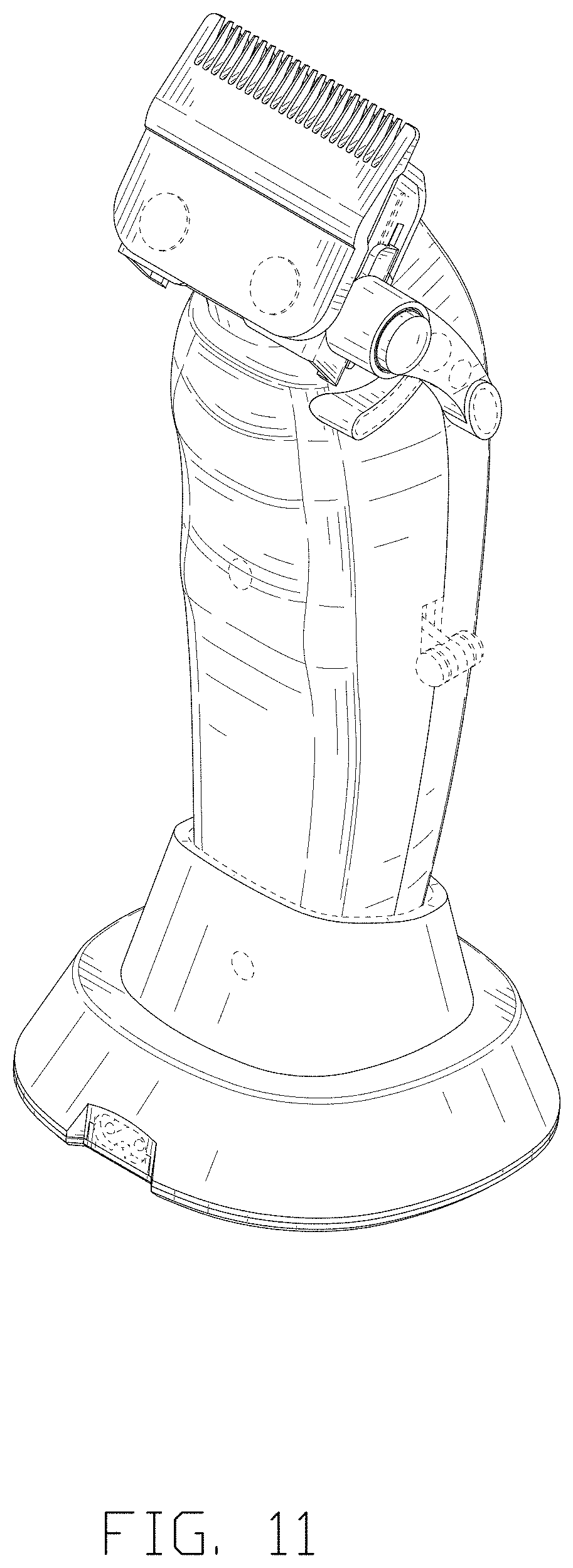 Patent USD1002107 Figure 11 – Combined hair clipper with base