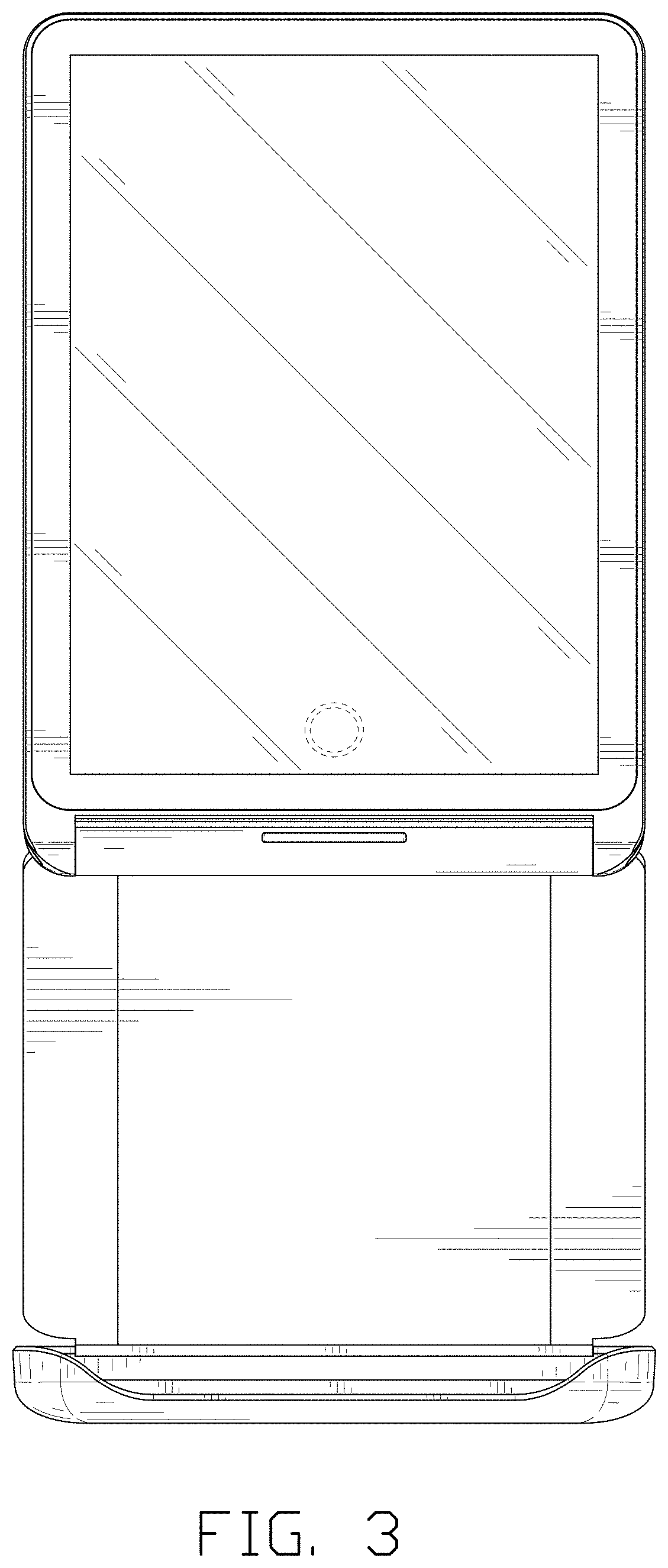 Patent USD1002108 Figure 3 – Mirror