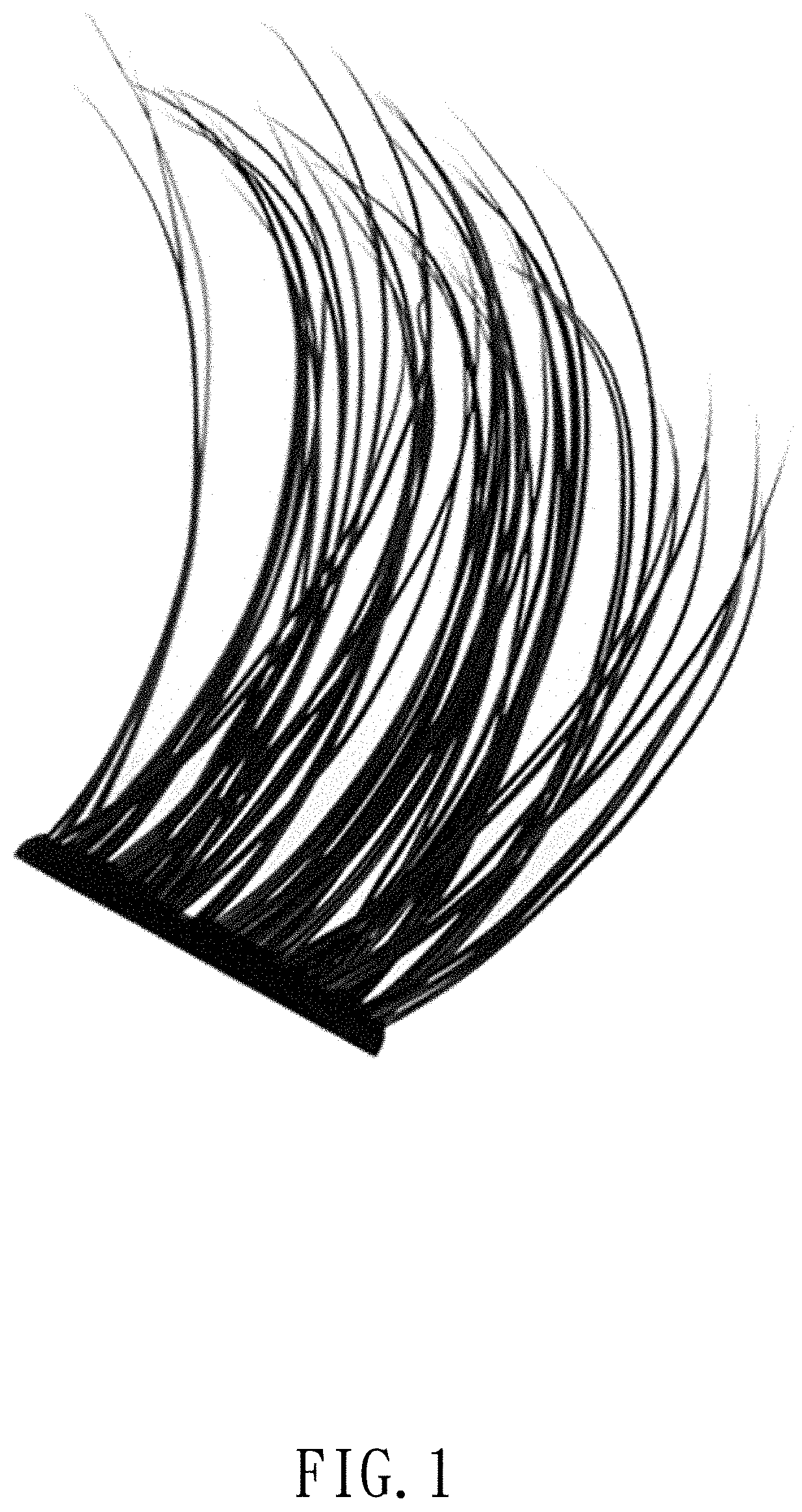 Patent USD1002110 Figure 1 – False eyelashes