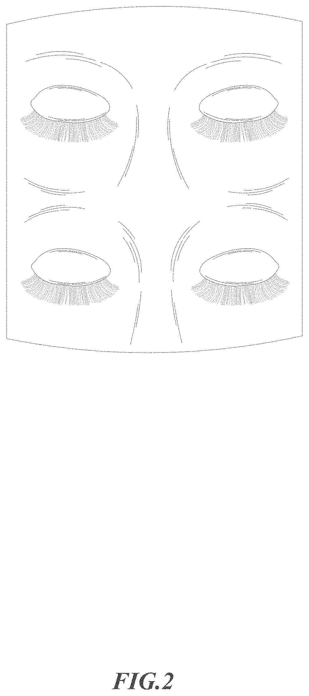 Patent USD1002111 Figure 2 – Realistic removable eyelids practice eyelashes set