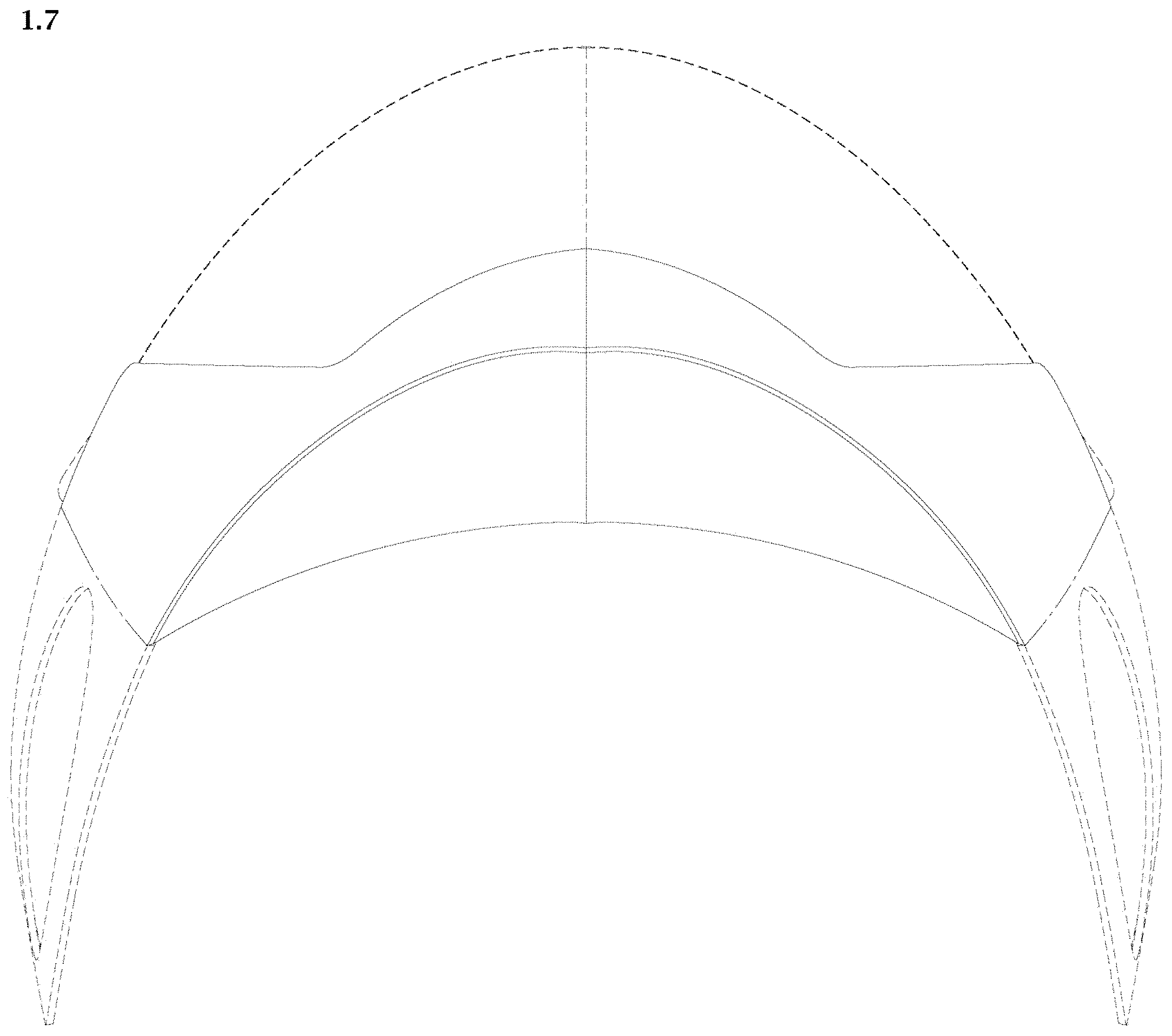 Patent USD1002113 Figure 7 – Protective face mask