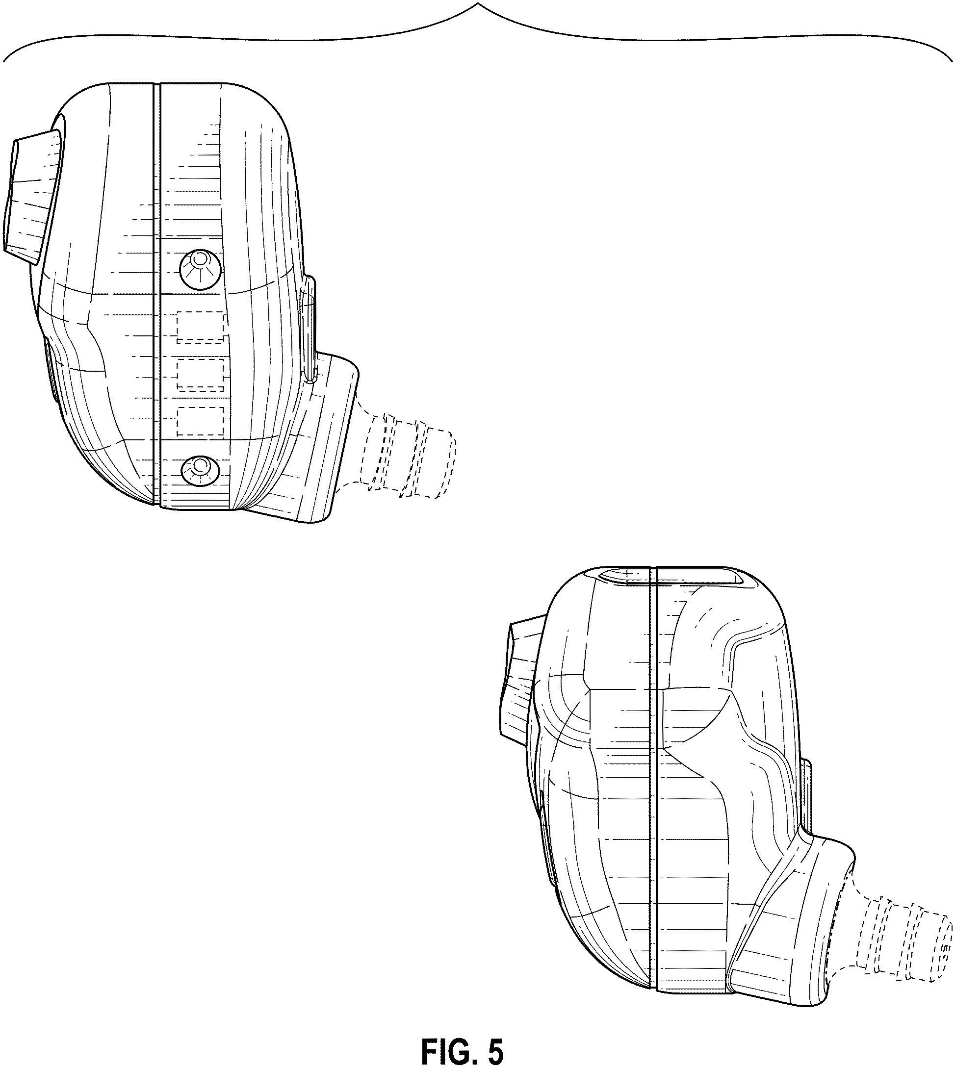 Patent USD1002114 Figure 5 – Pair of in-ear electronic hearing protectors