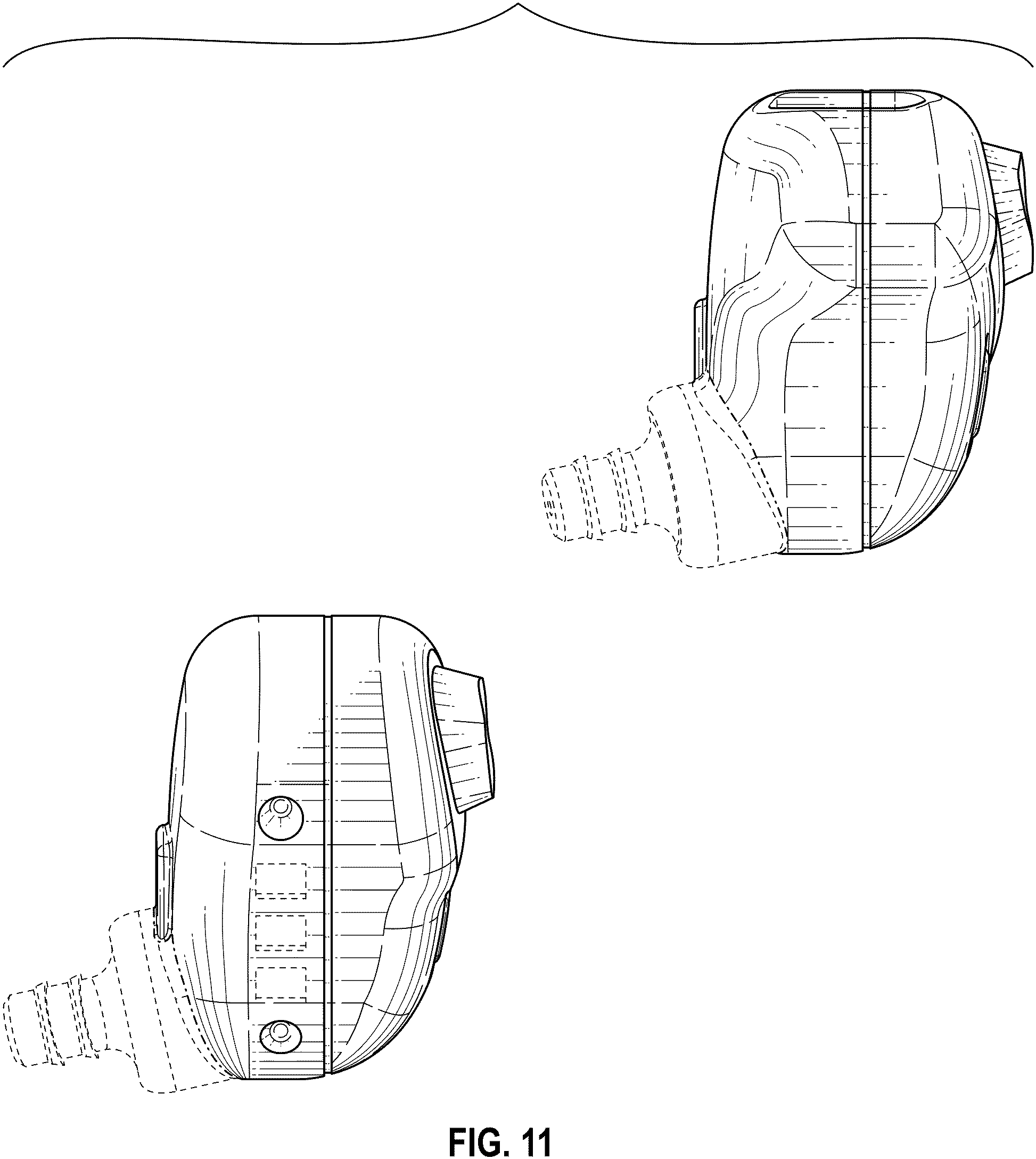 Patent USD1002114 Figure 11 – Pair of in-ear electronic hearing protectors