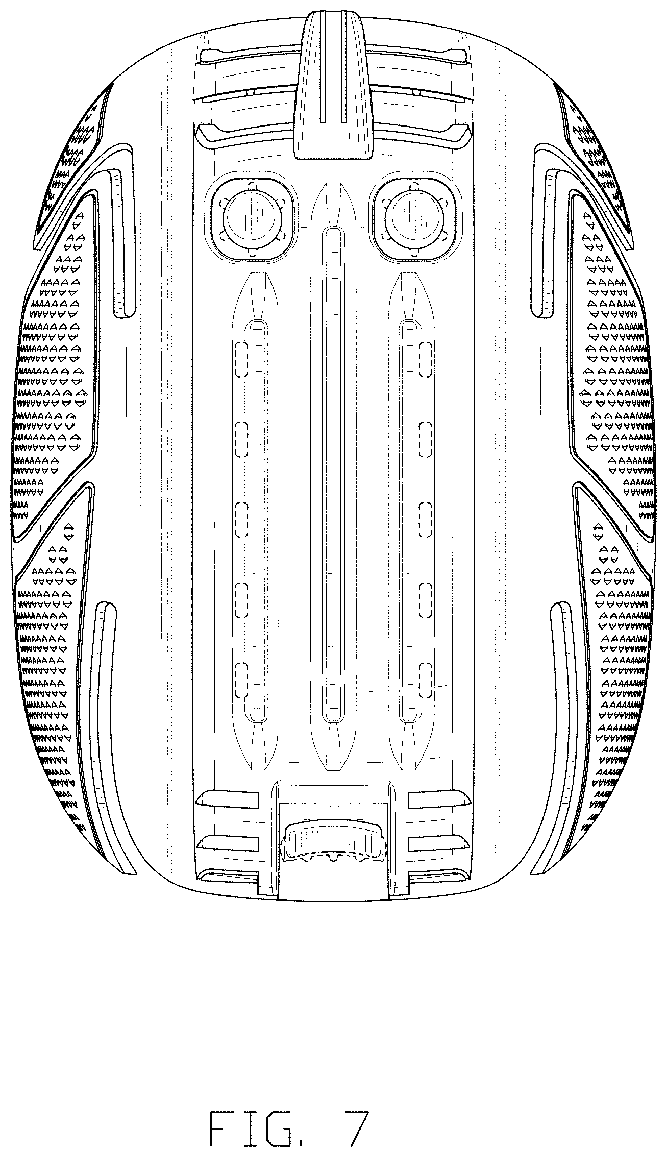 Patent USD1002115 Figure 7 – Protective liner