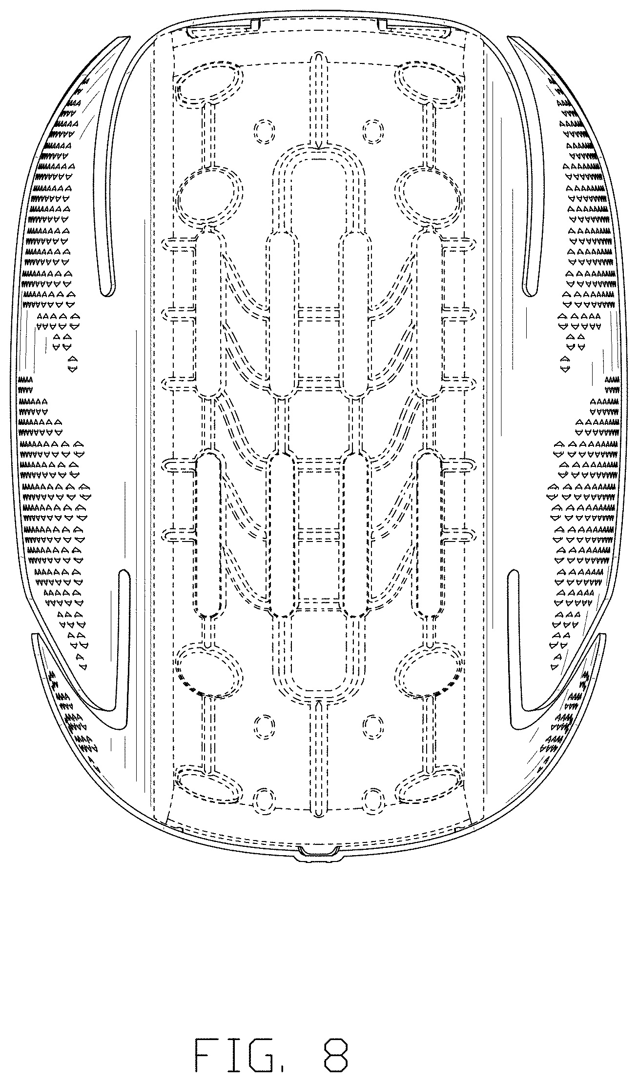 Patent USD1002115 Figure 8 – Protective liner