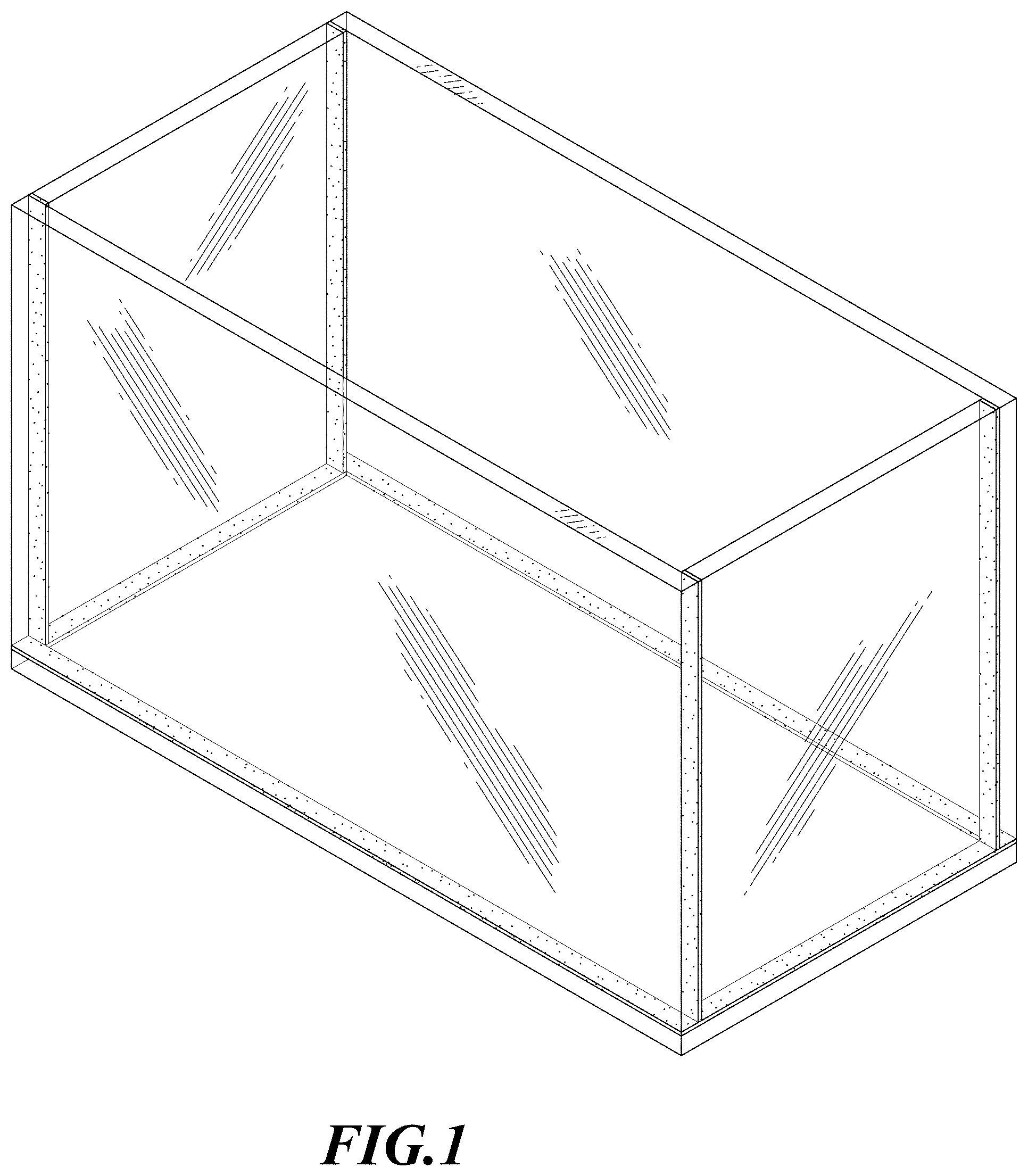 Patent USD1002116 — Glow in the dark aquarium — Figure 1
