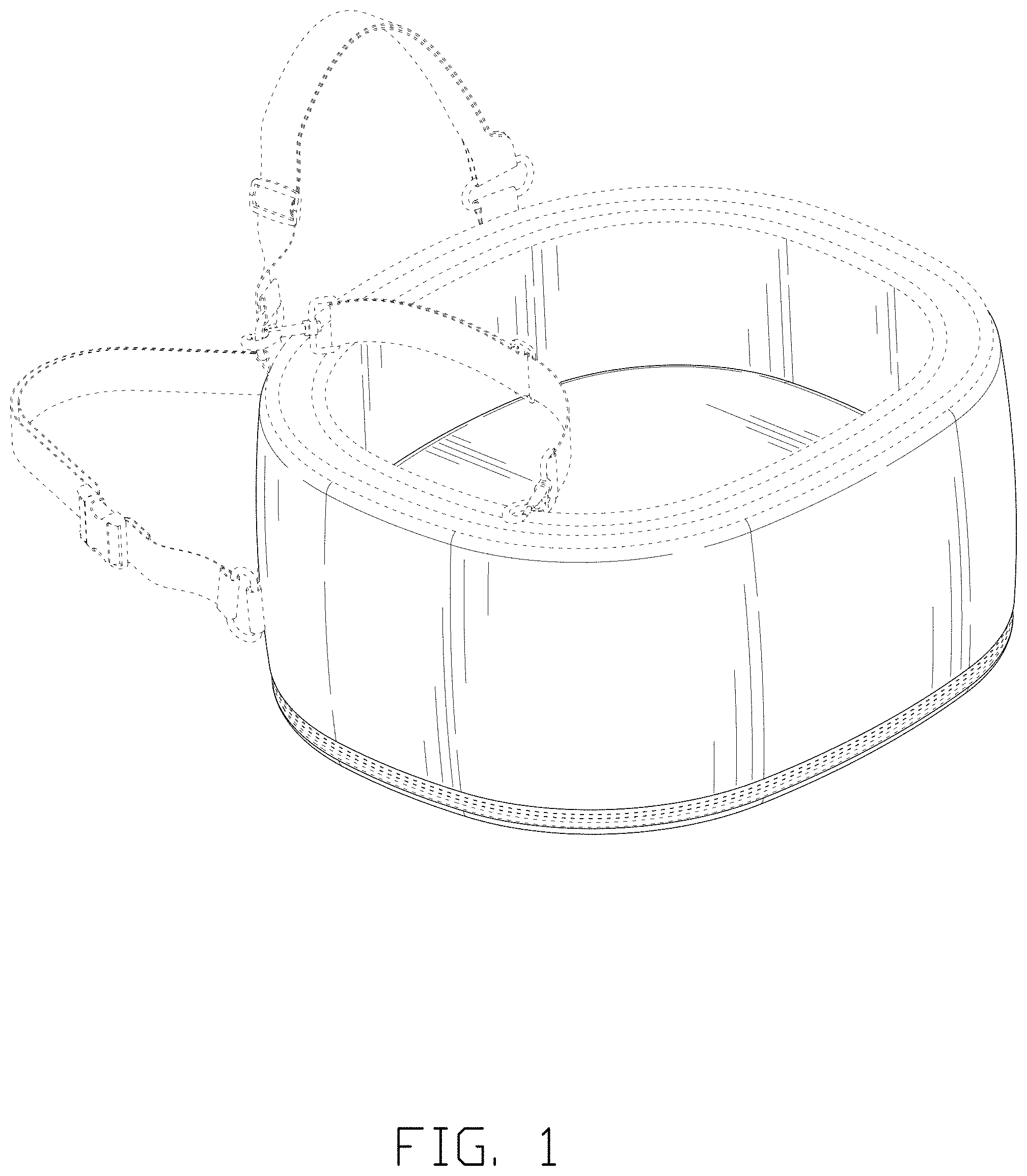 Patent USD1002117 Figure 1 – Dog car seat