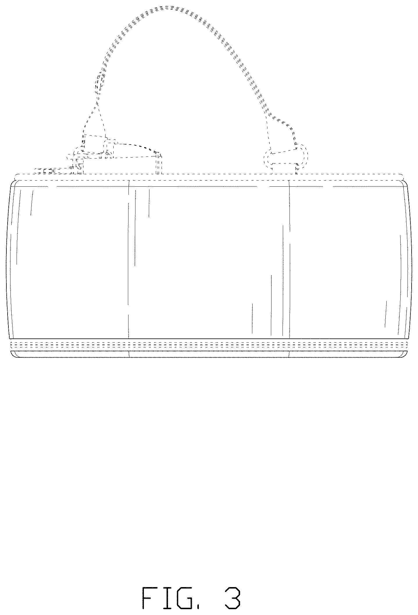 Patent USD1002117 Figure 3 – Dog car seat