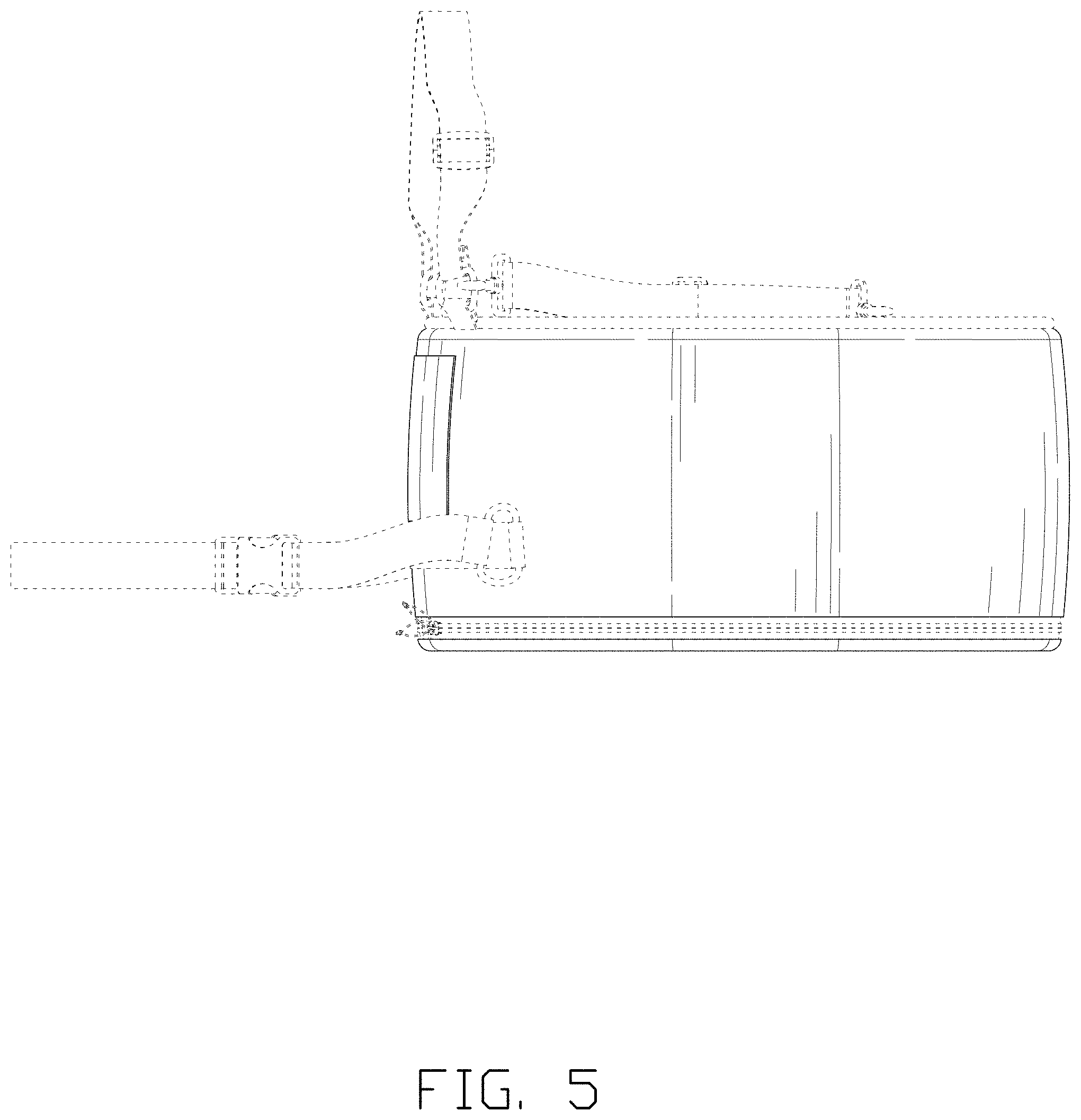 Patent USD1002117 Figure 5 – Dog car seat