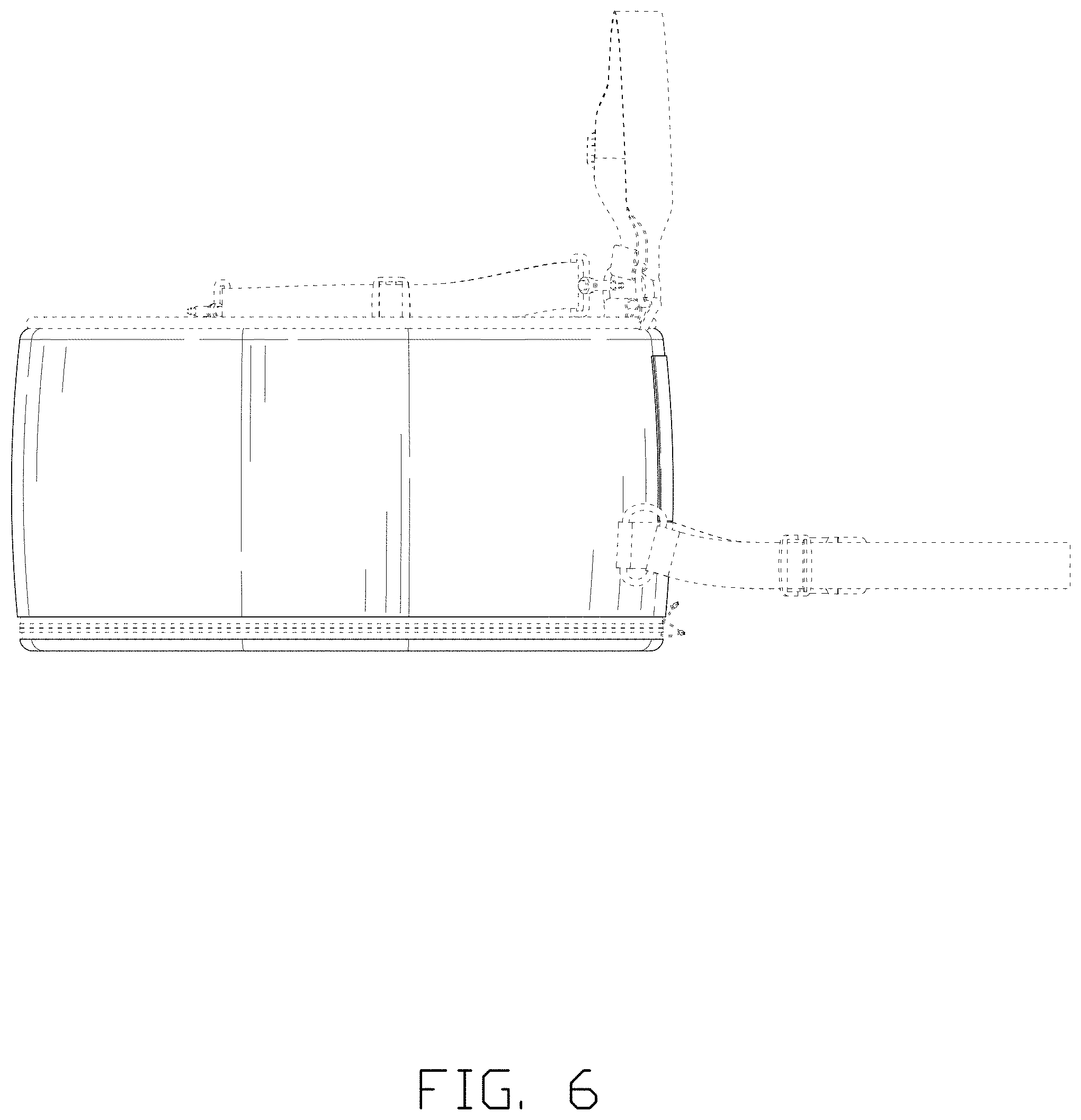 Patent USD1002117 Figure 6 – Dog car seat