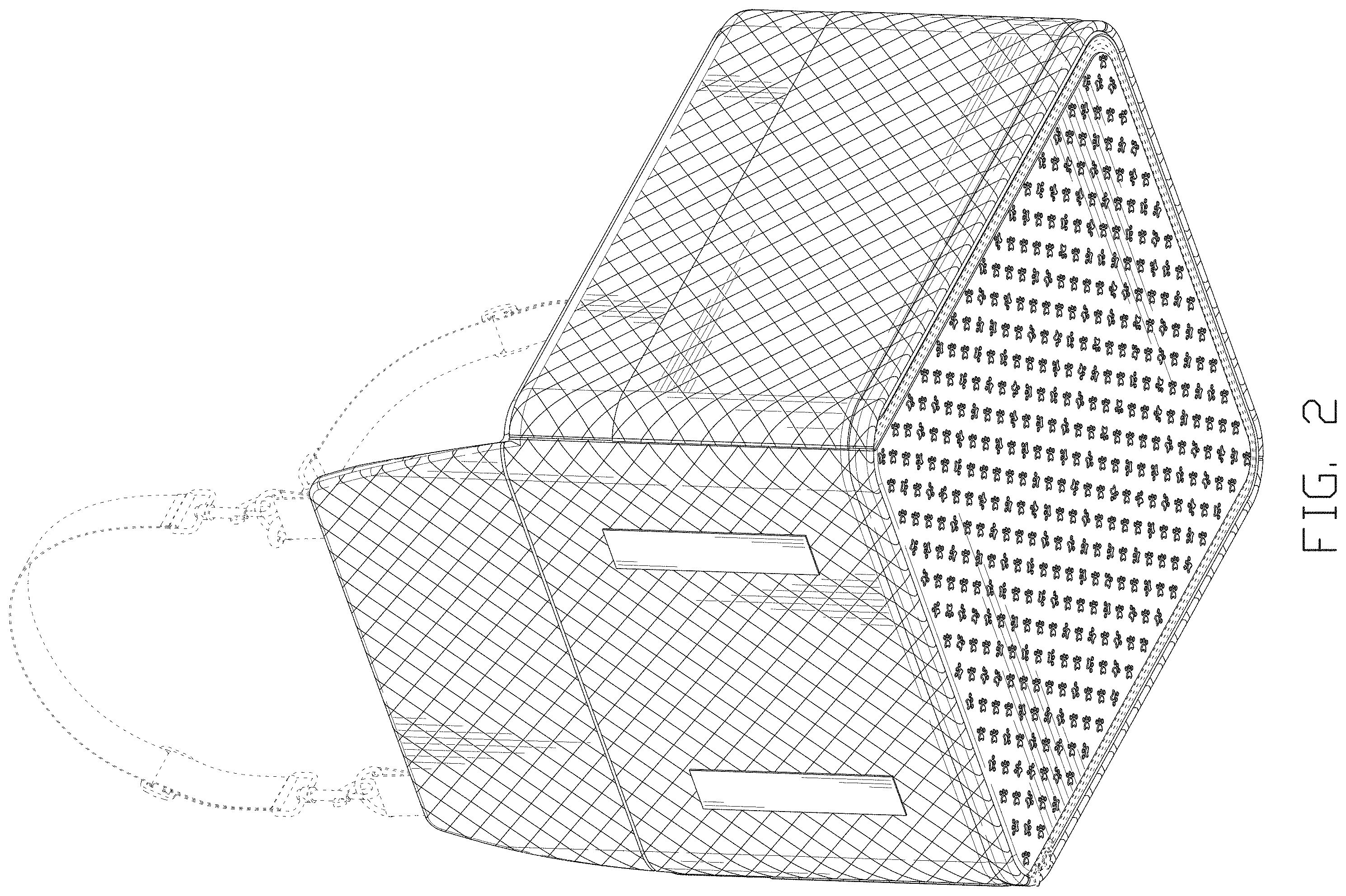 Patent USD1002118 Figure 2 – Dog car seat