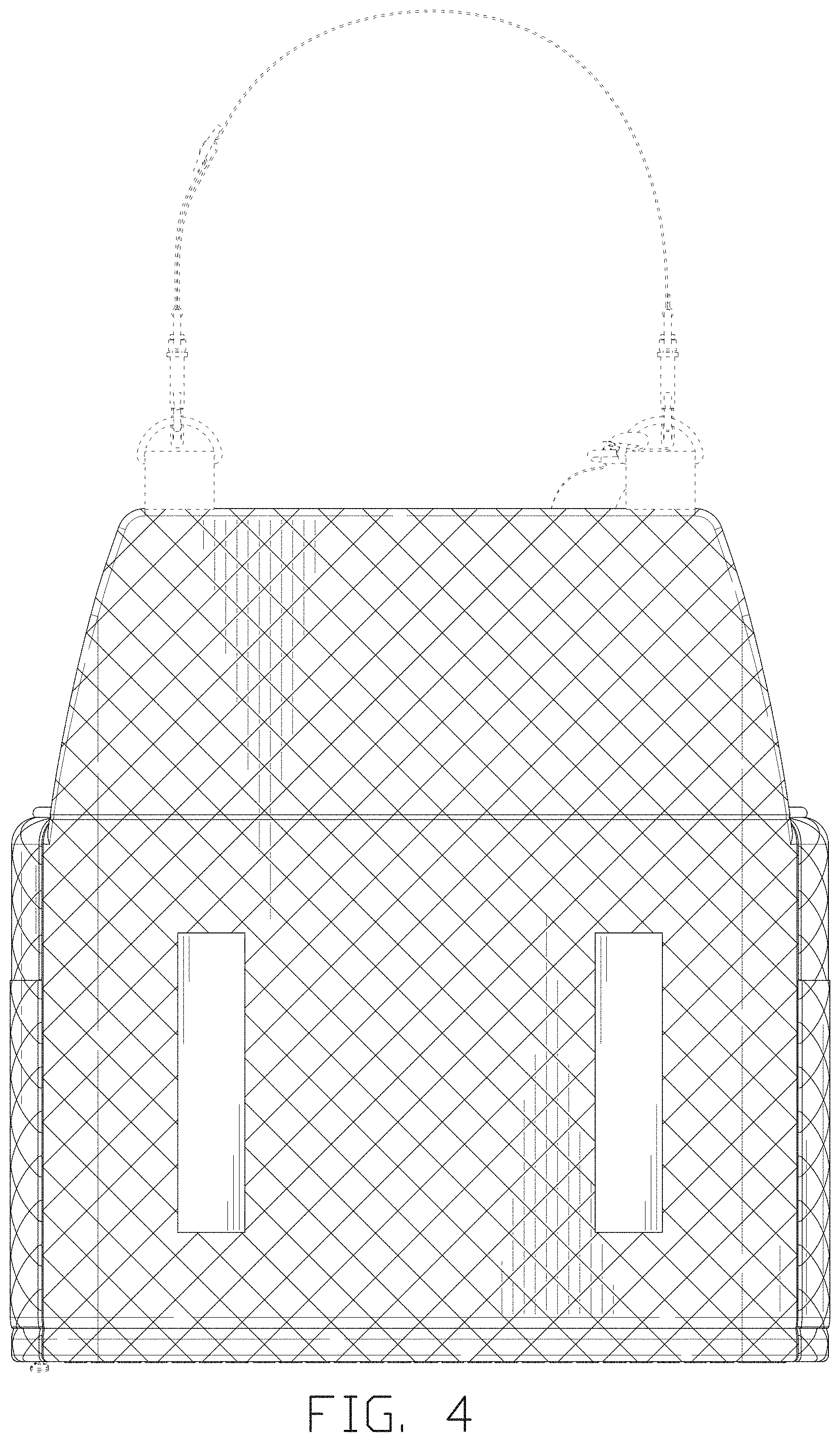 Patent USD1002118 Figure 4 – Dog car seat