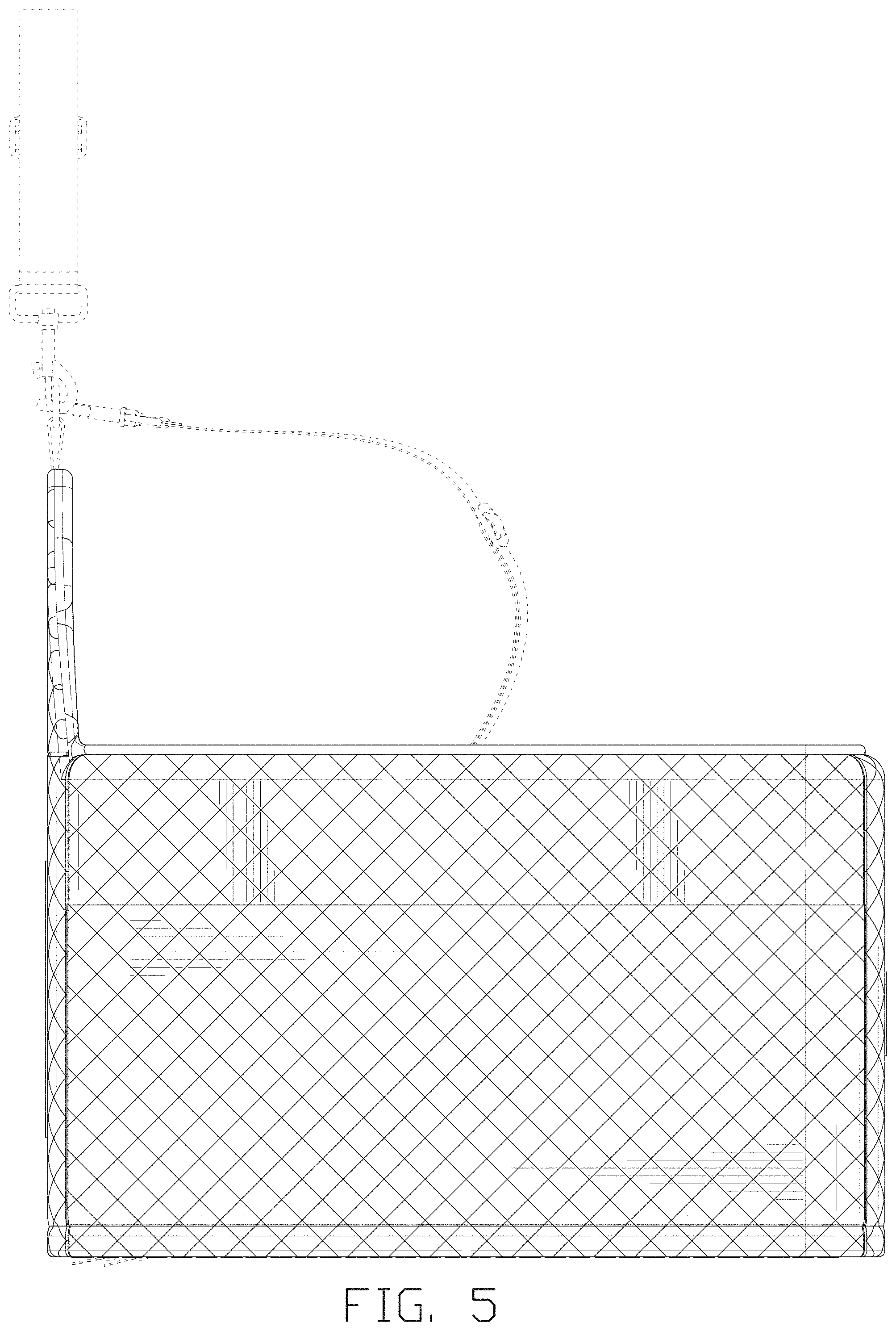 Patent USD1002118 Figure 5 – Dog car seat