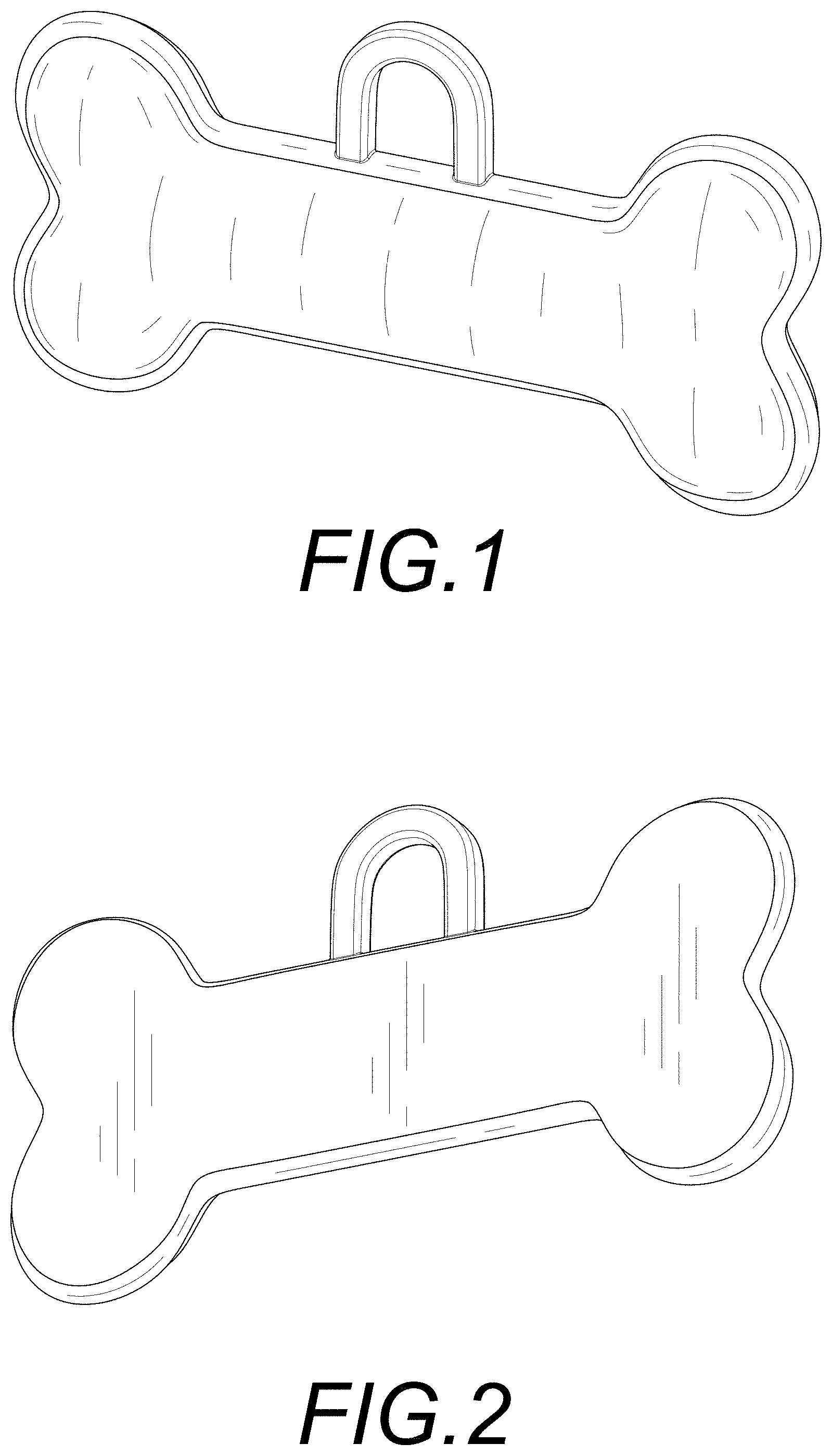 Patent USD1002120 Figure 1 – Dog tag