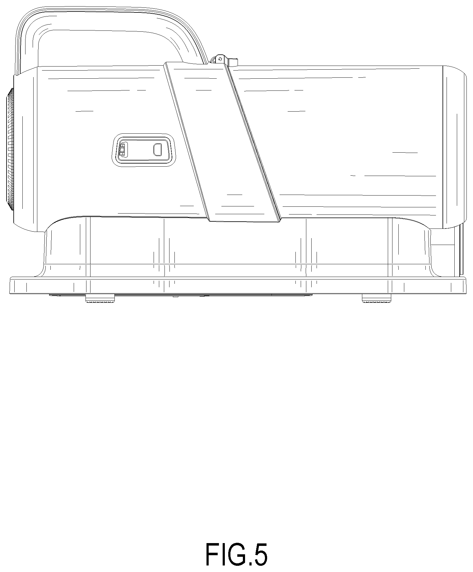 Patent USD1002121 Figure 5 – Pet hair vacuum cleaner