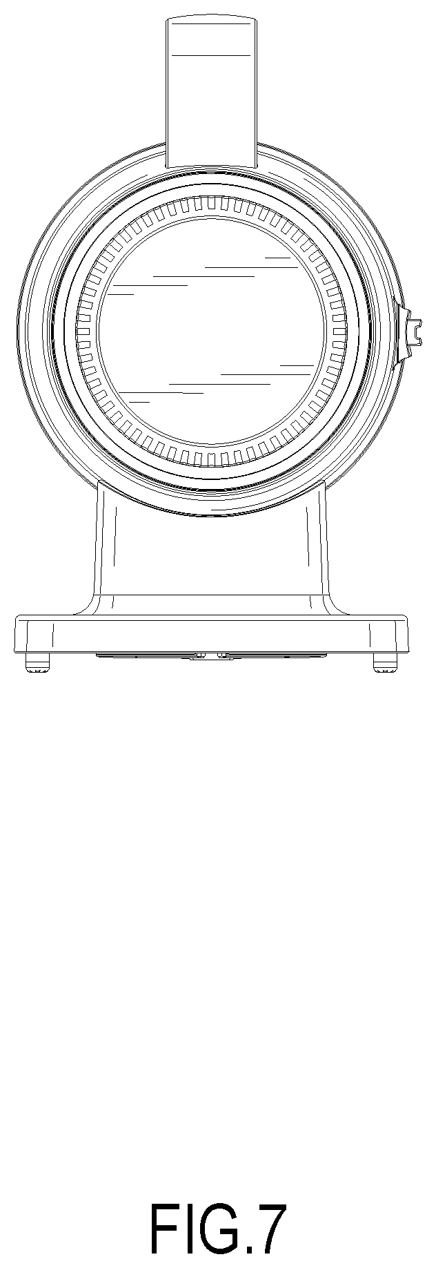 Patent USD1002121 Figure 7 – Pet hair vacuum cleaner