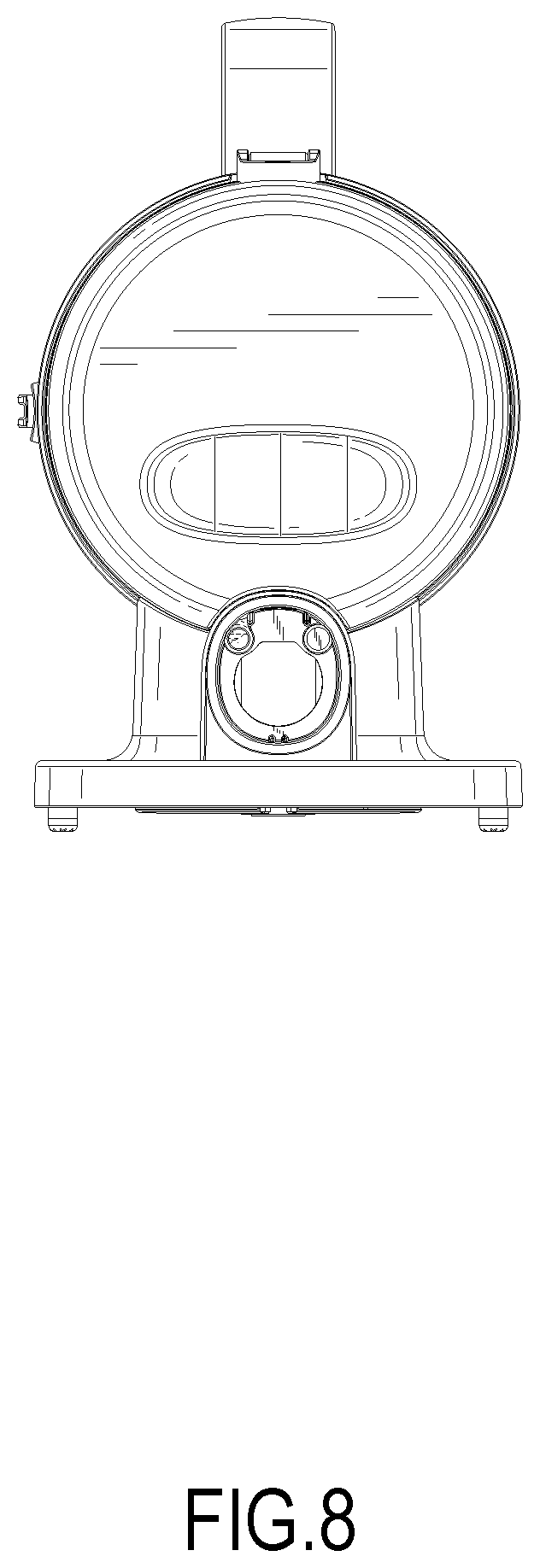 Patent USD1002121 Figure 8 – Pet hair vacuum cleaner
