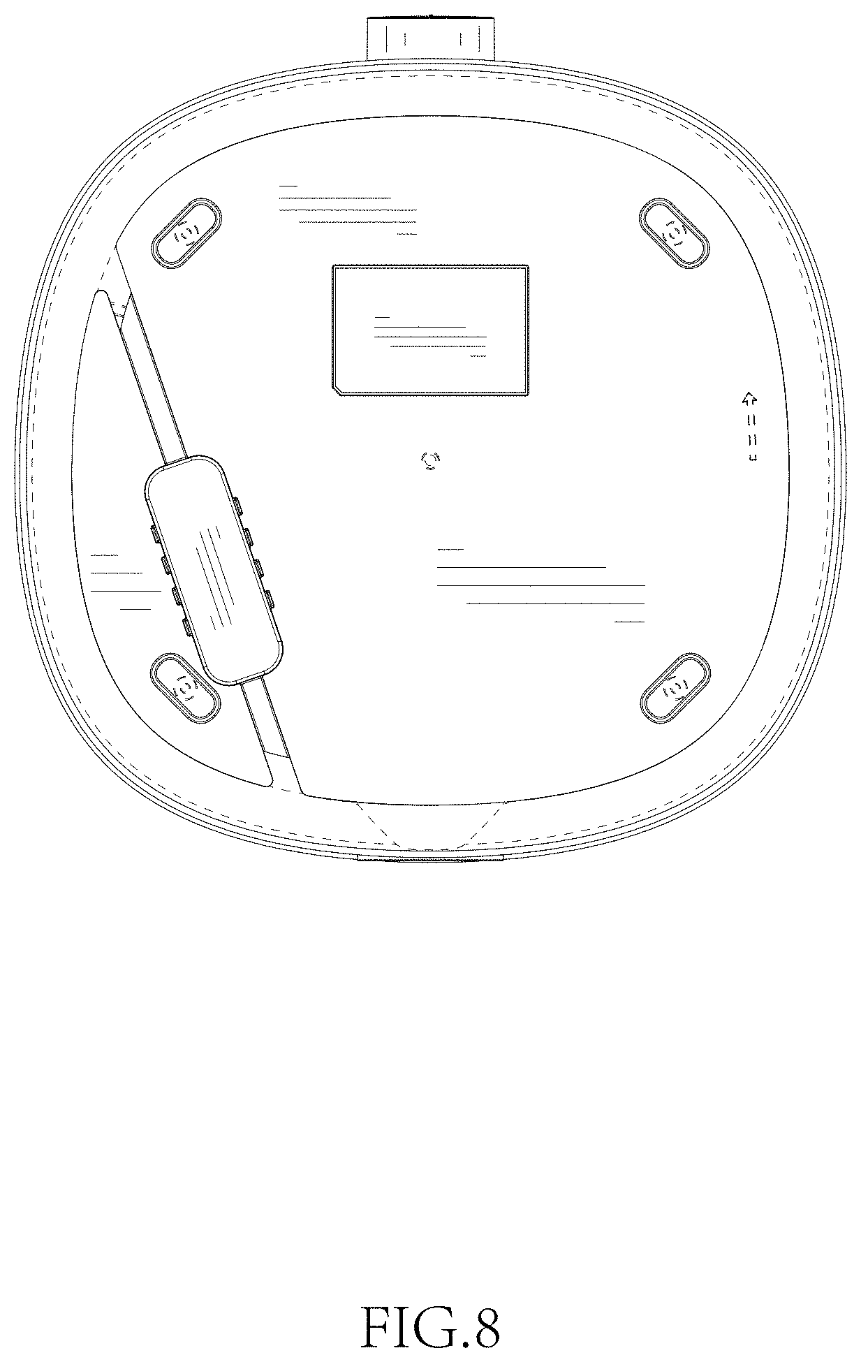 Patent USD1002122 Figure 8 – Pet grooming vacuum