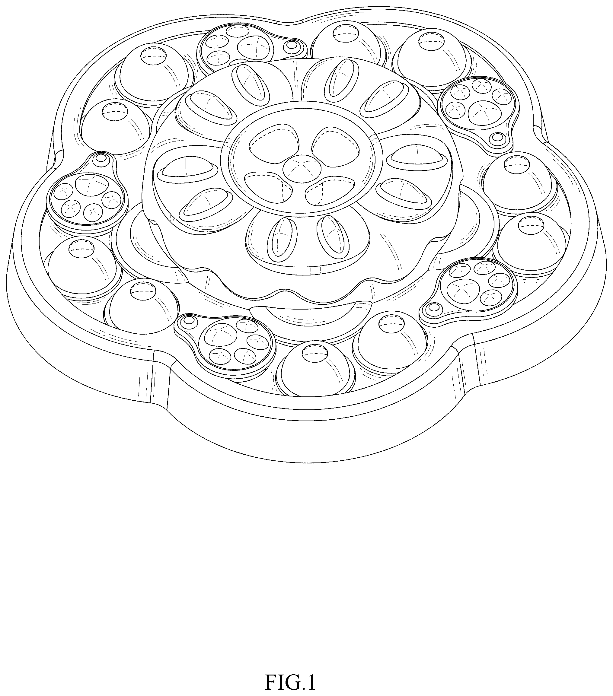 Patent USD1002124 Figure 1 – Toy for animal