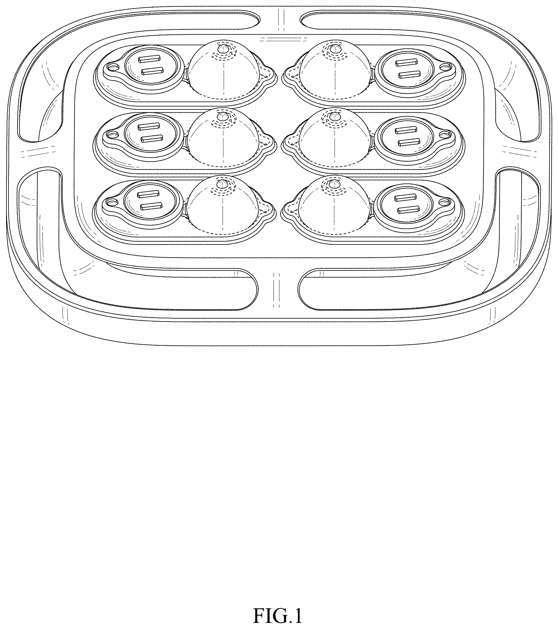 Patent USD1002125 Figure 1 – Toy for animal