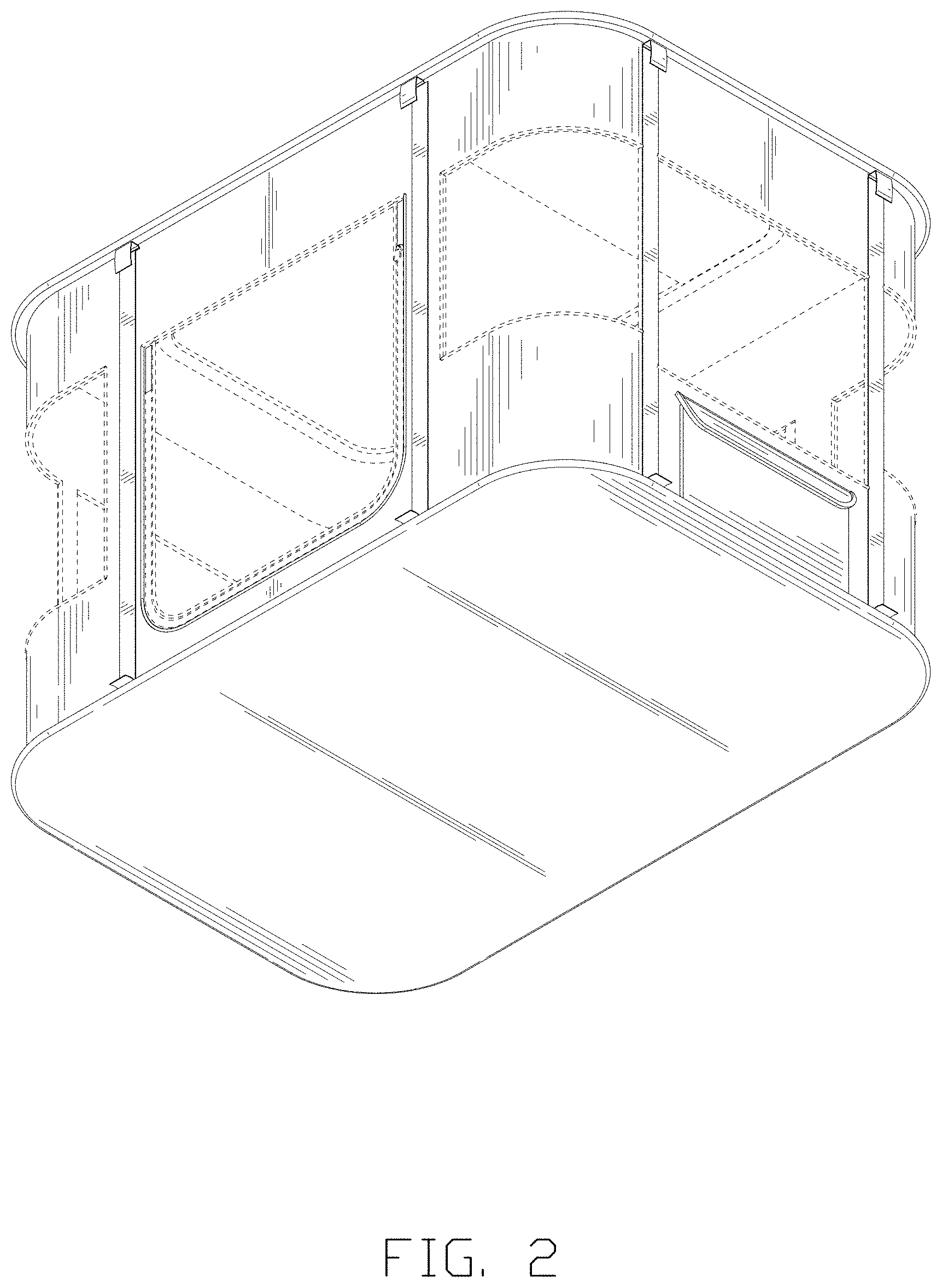Patent USD1002126 Figure 2 – Pet playpen