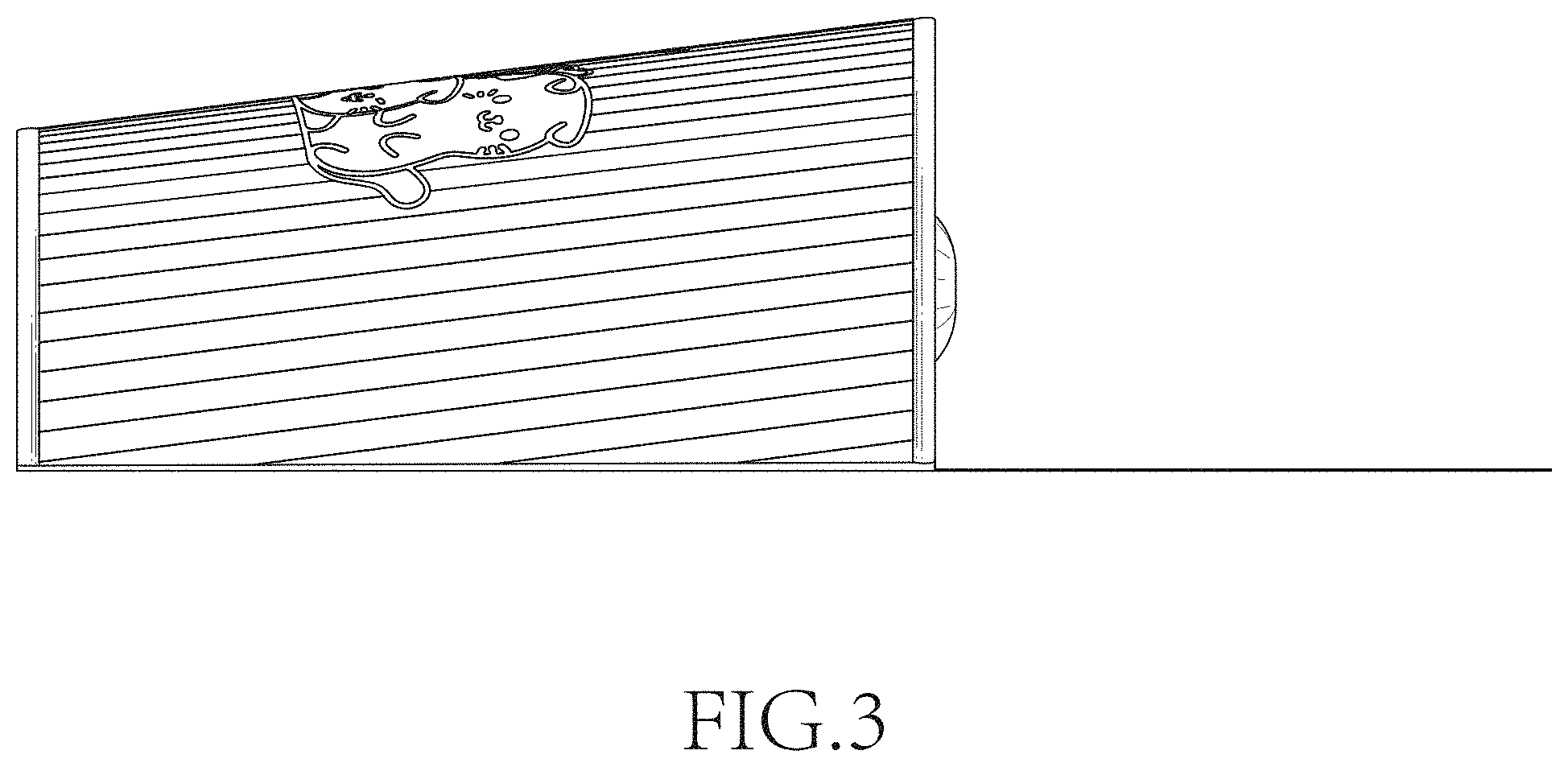 Patent USD1002127 Figure 3 – Cat tunnel
