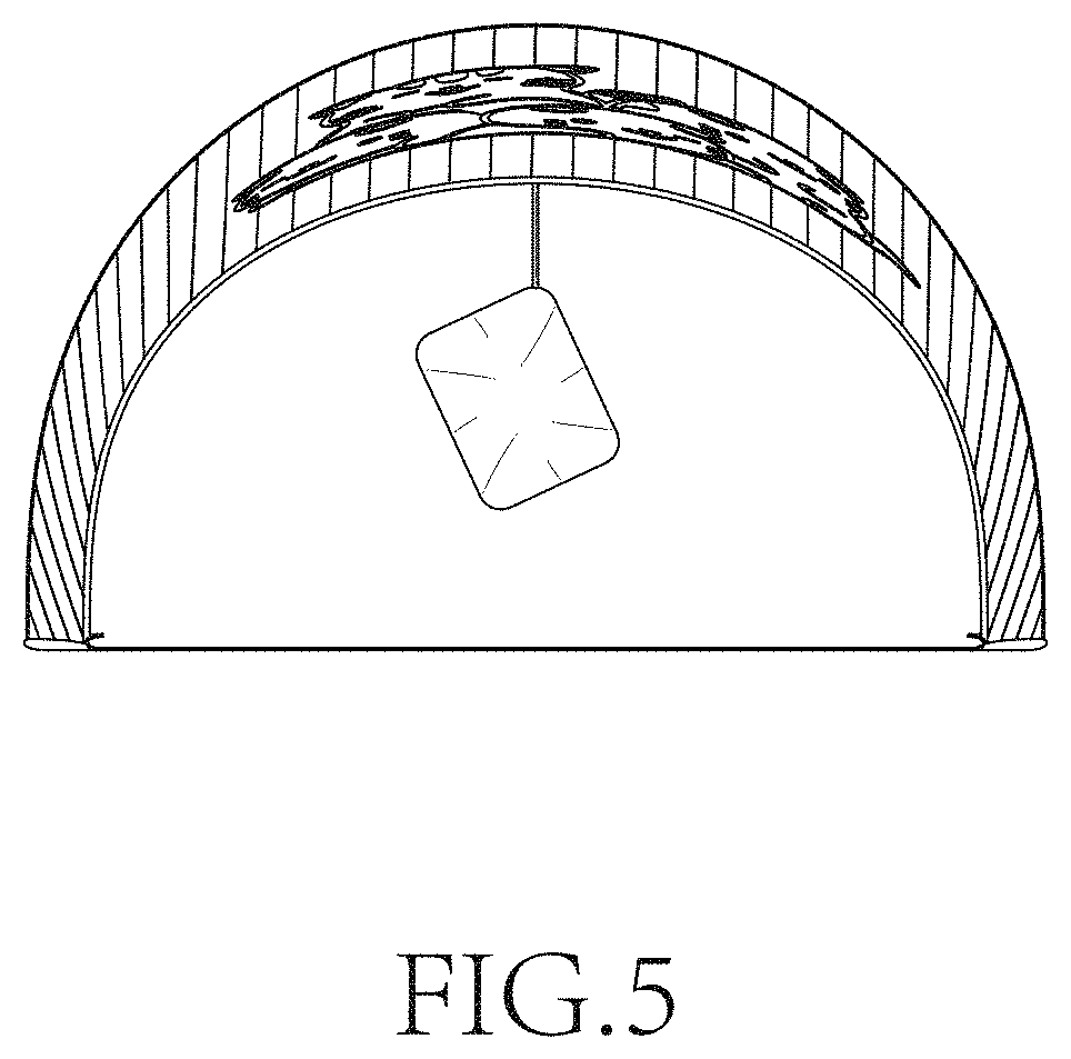 Patent USD1002127 Figure 5 – Cat tunnel