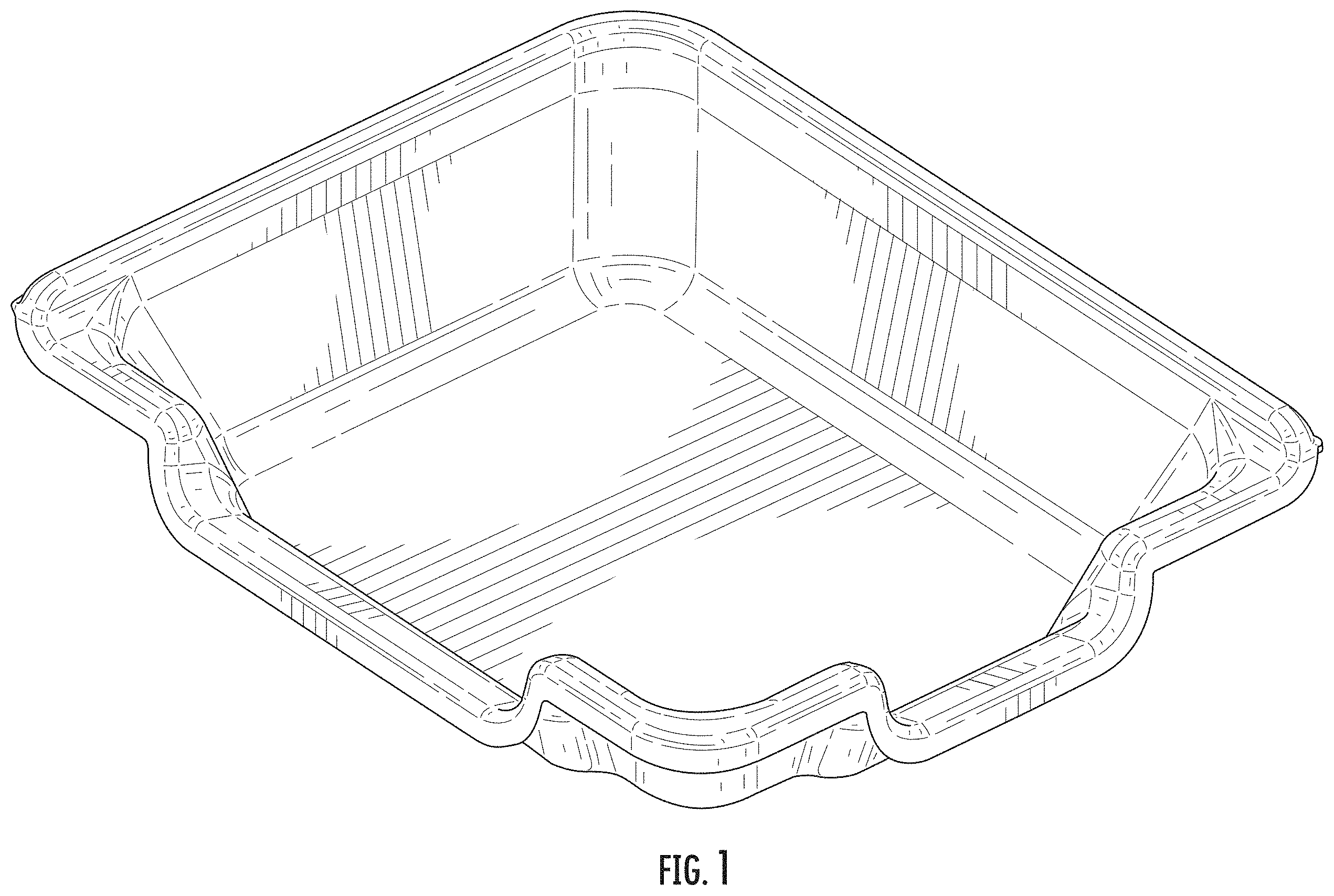 Patent USD1002128 Figure 1 – Litter box