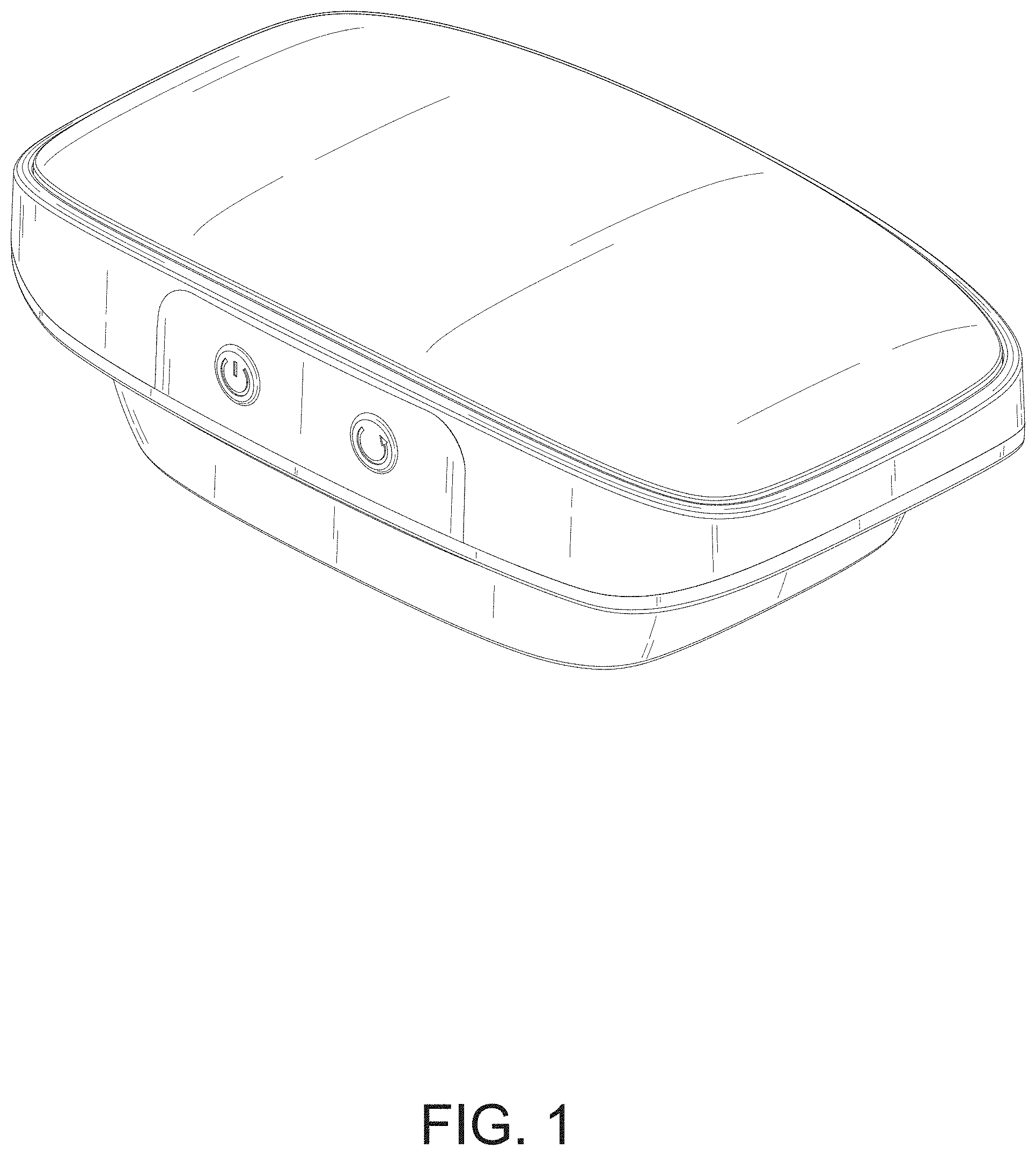 Patent USD1002129 Figure 1 – Receiver of dog training collar