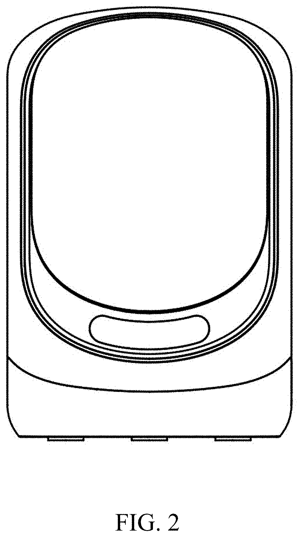Patent USD1002130 Figure 2 – Washing machine